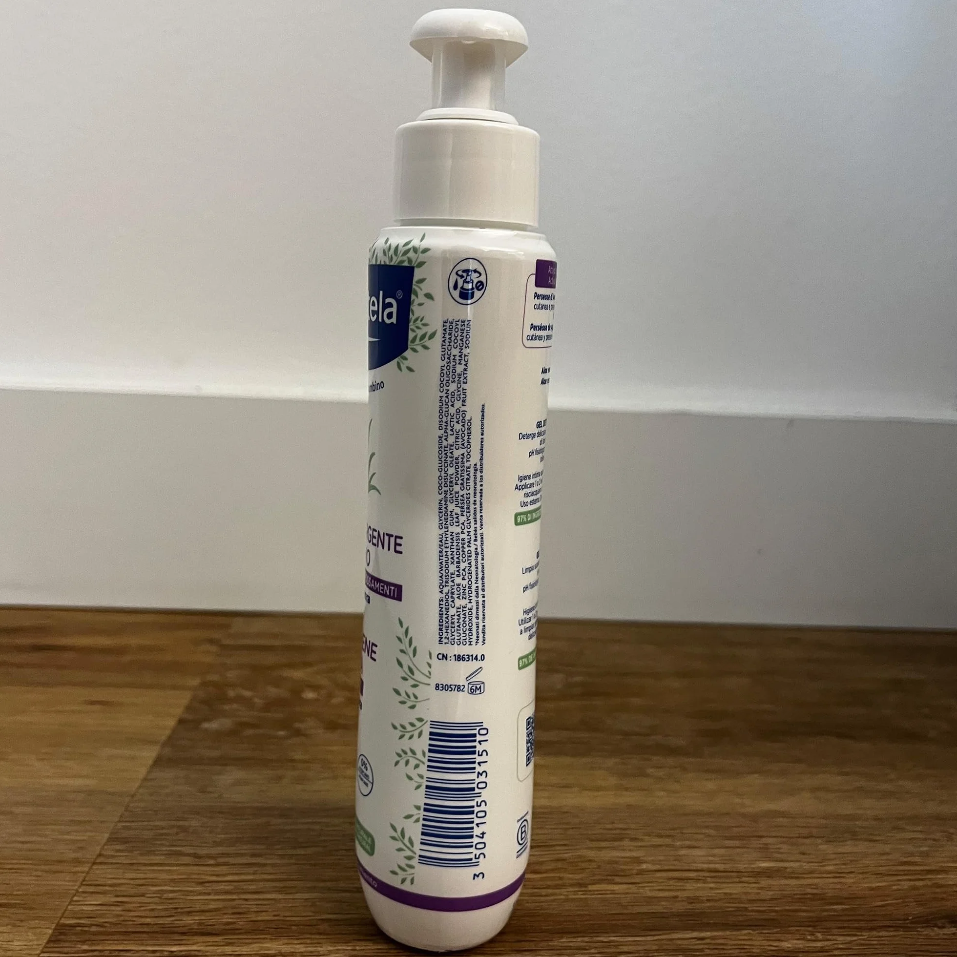Mustela Gel Igiene Intima Cambio Pannolino 200ml Neonati Bambini 97% Origine Naturale Perseose Avocado BIO