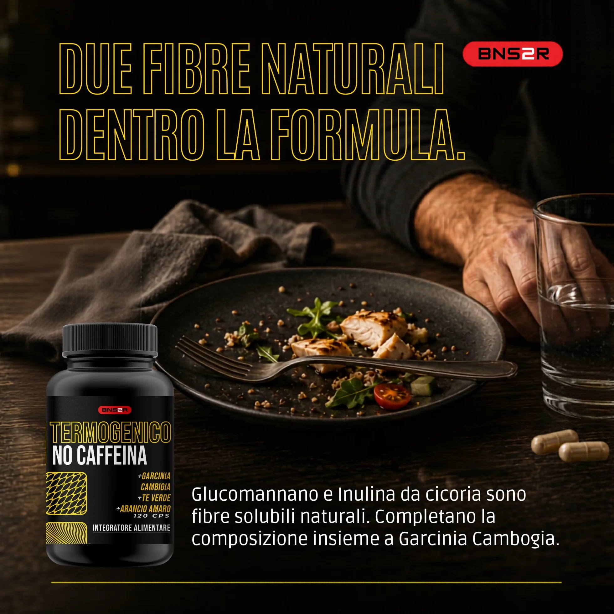 Garcinia Cambogia Glucomannano Cromo Integratore Alimentare 120 Capsule