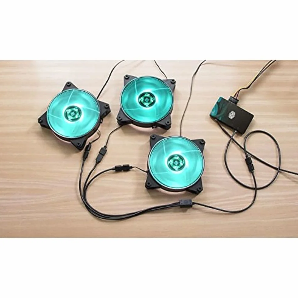 Cooler Master RGB 1-a-3 Cavo Splitter, Connettore LED a 4 Pin e 5 Pin, 58cm