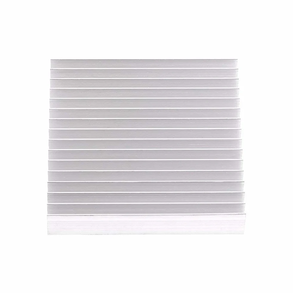 Dissipatore di calore in alluminio, 16 denti, dissipatore di calore, in alluminio, dissipatore di calore, ventola di raffreddamento, per luce LED, computer 100 x 100 x 18 mm