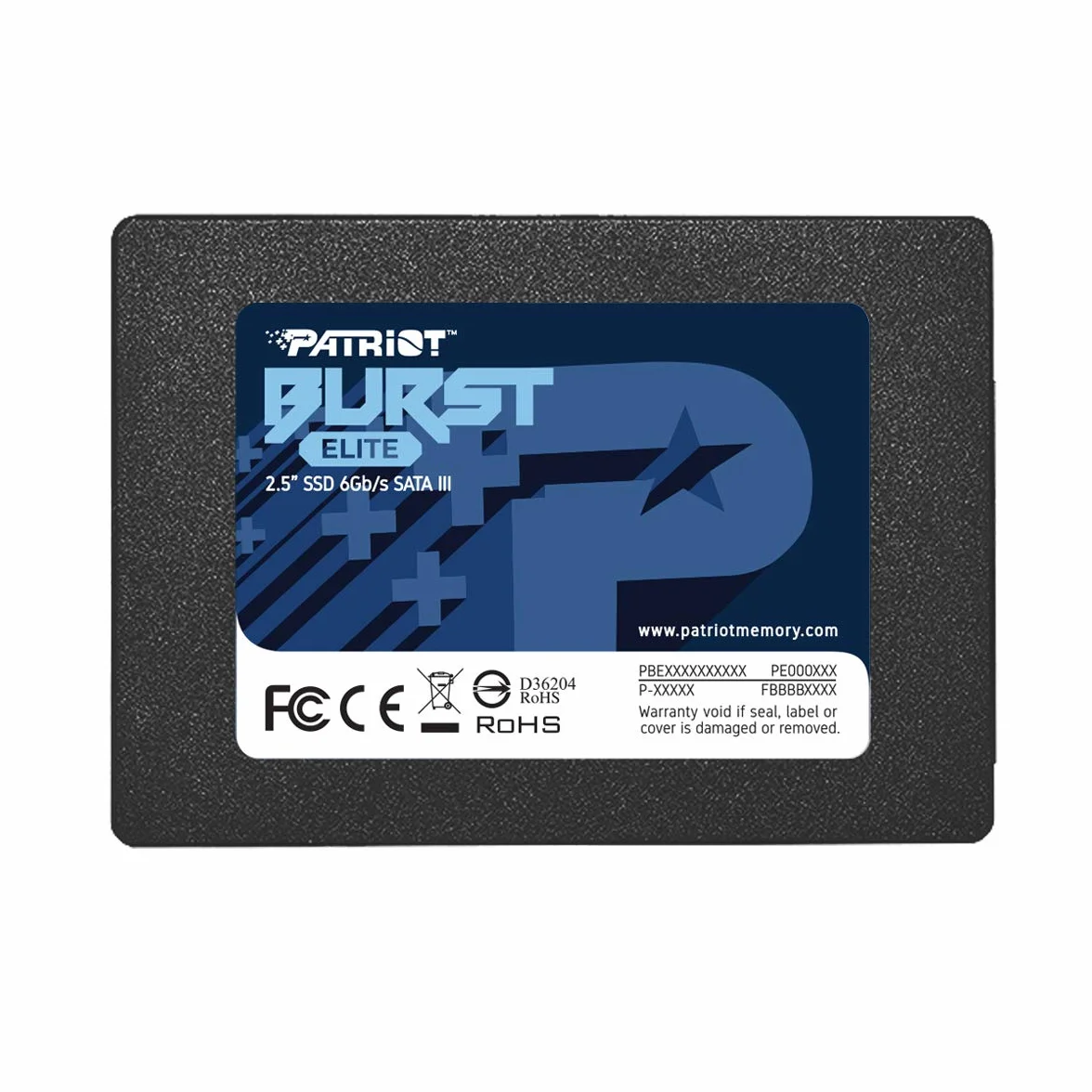 Patriot Memory SSD Unità a Stato Solido SATA 3 2.5" Interno 120GB BURST ELITE 6 Gbps