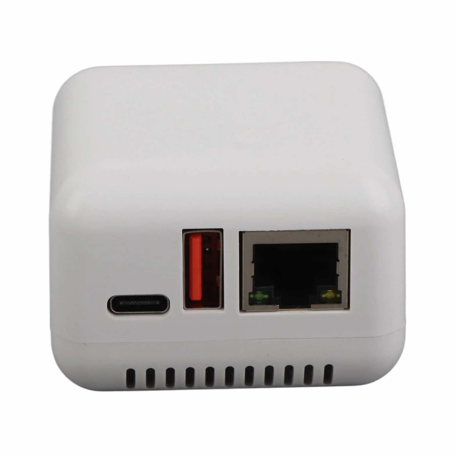 Dpofirs Server di Stampa di Rete USB 2.0, Server di Condivisione Stampa LAN per Stampanti USB, Adattatore Server di Stampa per Computer per iOS, Wins XP, Android, Tipo C, Porta USB,