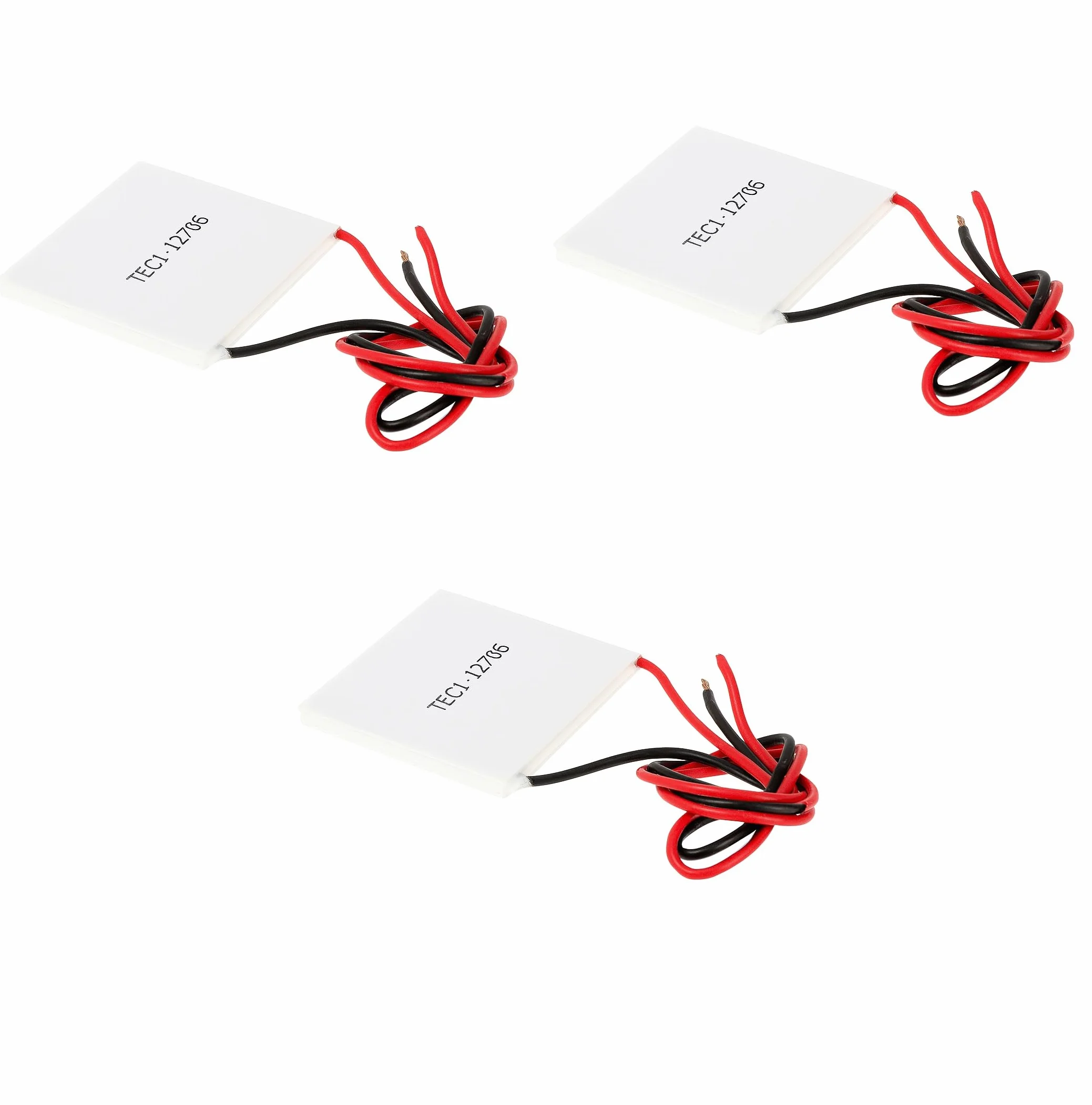 3 x Modulo piastra Peltier Dissipatore frigorifero termoelettrico TEC1-12706 12 V 60 W, cella 40 mm x 40 mm