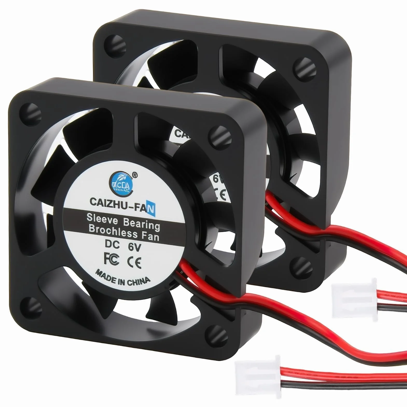 Ventilatori Silenziosi DC 5V 40mm, Mini Ventilatori di Raffreddamento Silenziosi da 4010 con Cavo da 30cm, 0,75W, Ideali per Stampanti 3D, Dispositivi Elettronici