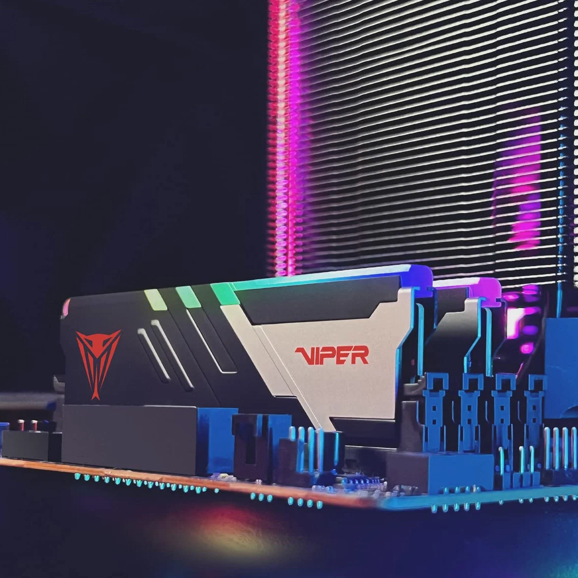 Patriot Viper Venom RGB DDR5 RAM 32GB (2X16GB) 6000MT/s CL30 UDIMM Desktop Gaming Memory Kit - PVVR532G600C30K