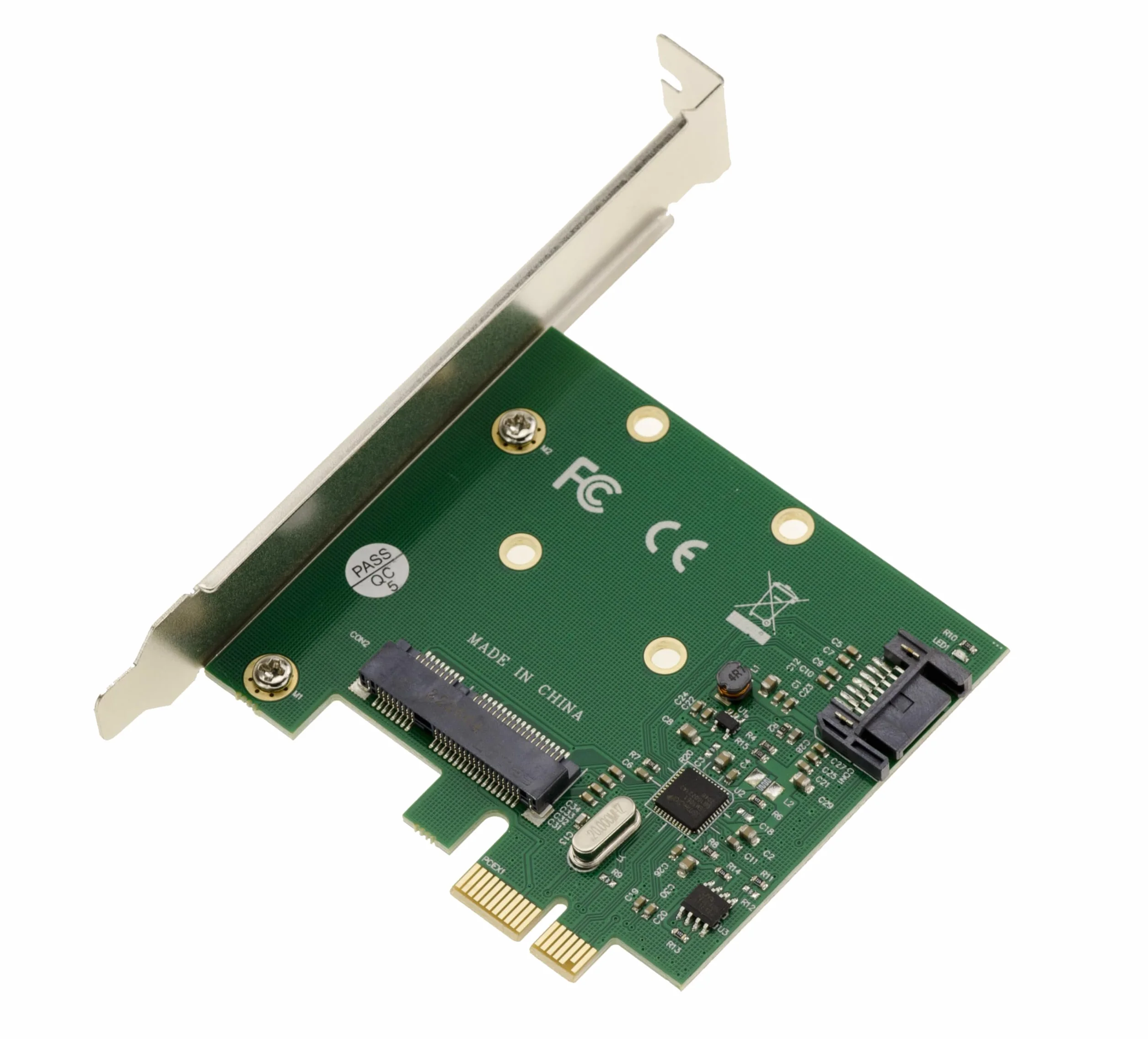 KALEA-INFORMATIQUE Scheda controller PCIe mSATA + SATA - interfaccia SATA 3.0 / 6GB