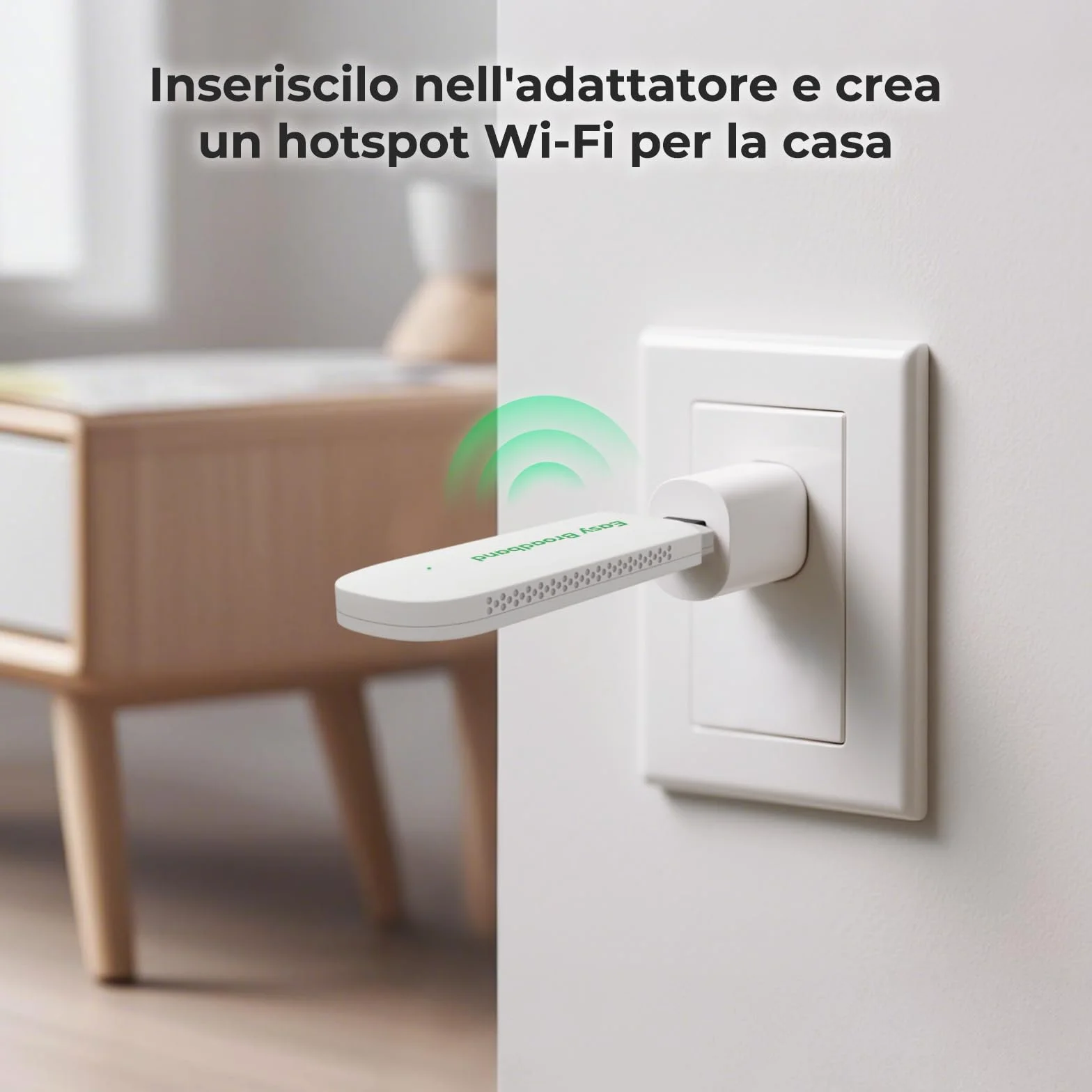 EIOTCLUB Chiavetta USB 4G LTE con WiFi 6 Router Hotspot Portatile fino a 150 Mbps Modem Internet Plug & Play