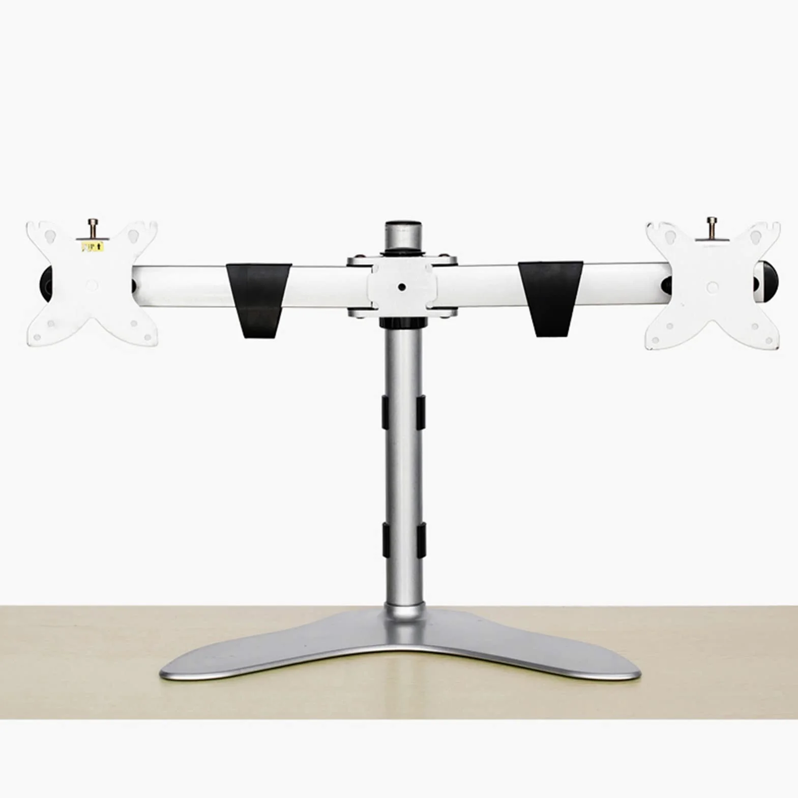 Supporto Doppio per Monitor, Supporto da Scrivania Autoportante per 2 Schermi Fino A 30 Pollici, capacità di Carico di 8 Kg/17,6 Libbre per Braccio.
