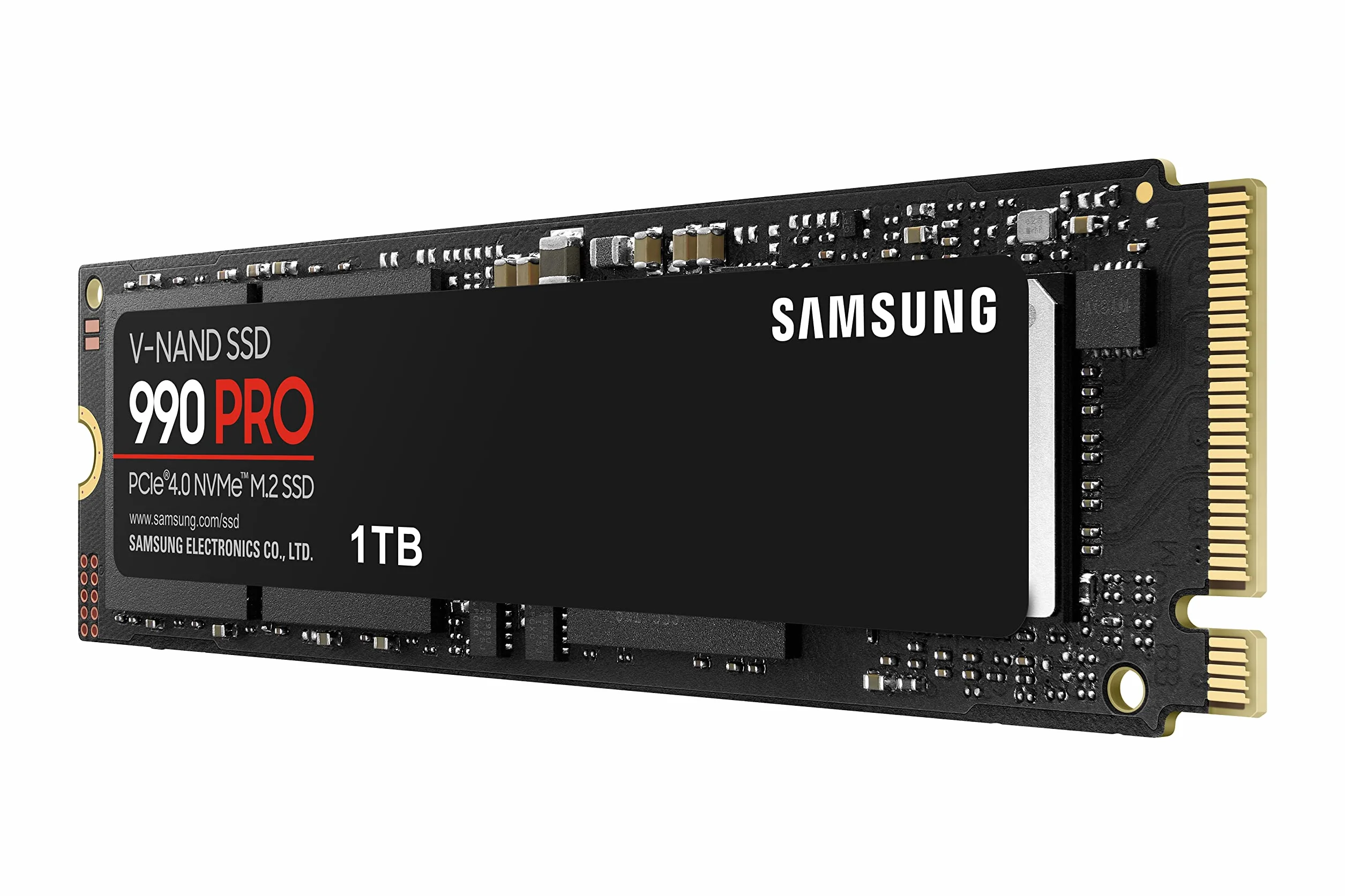 Samsung 990 PRO 1TB NVMe M.2 SSD PCIe 4.0 7450 MB/s lettura 6900 MB/s scrittura interno Nero