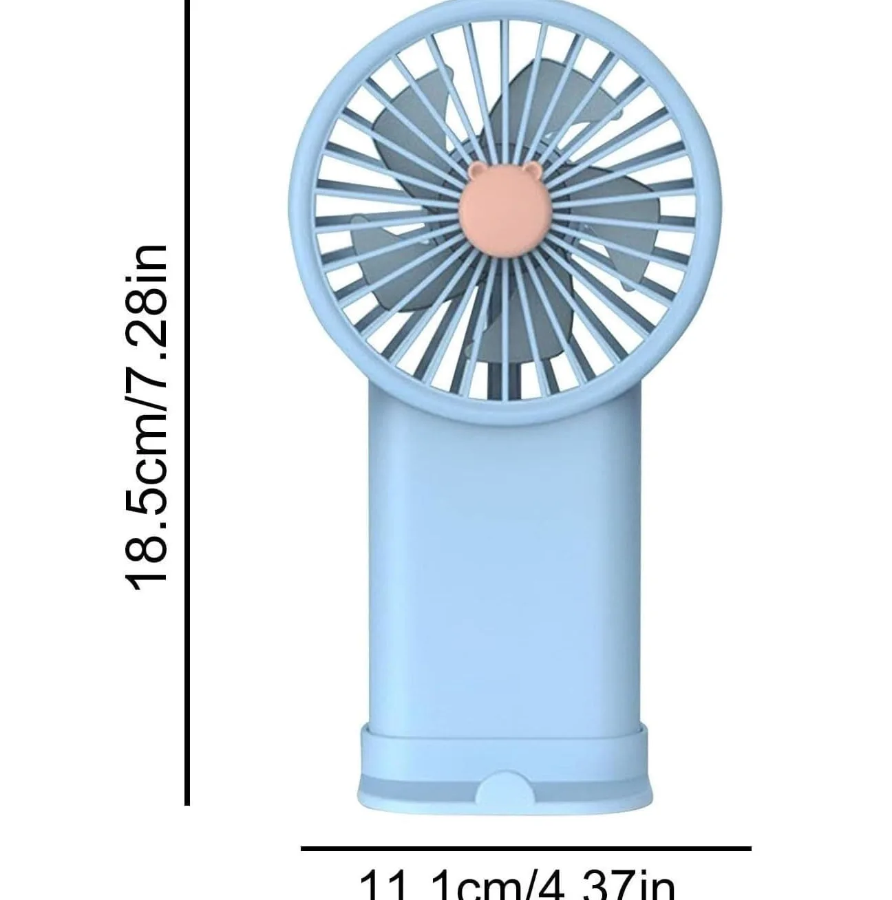 Piccolo Ventilatore, Ventilatore Portatile Ventilatore Portatile Personale Ventilatore Da Tavolo Per Viaggi All'aperto Compatto,Viaggi(Pink)