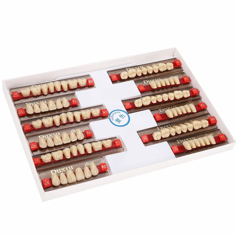 Resina per denti finti protesi, materiale dentale, 12 pezzi, sostituzione fai da te, Halloween