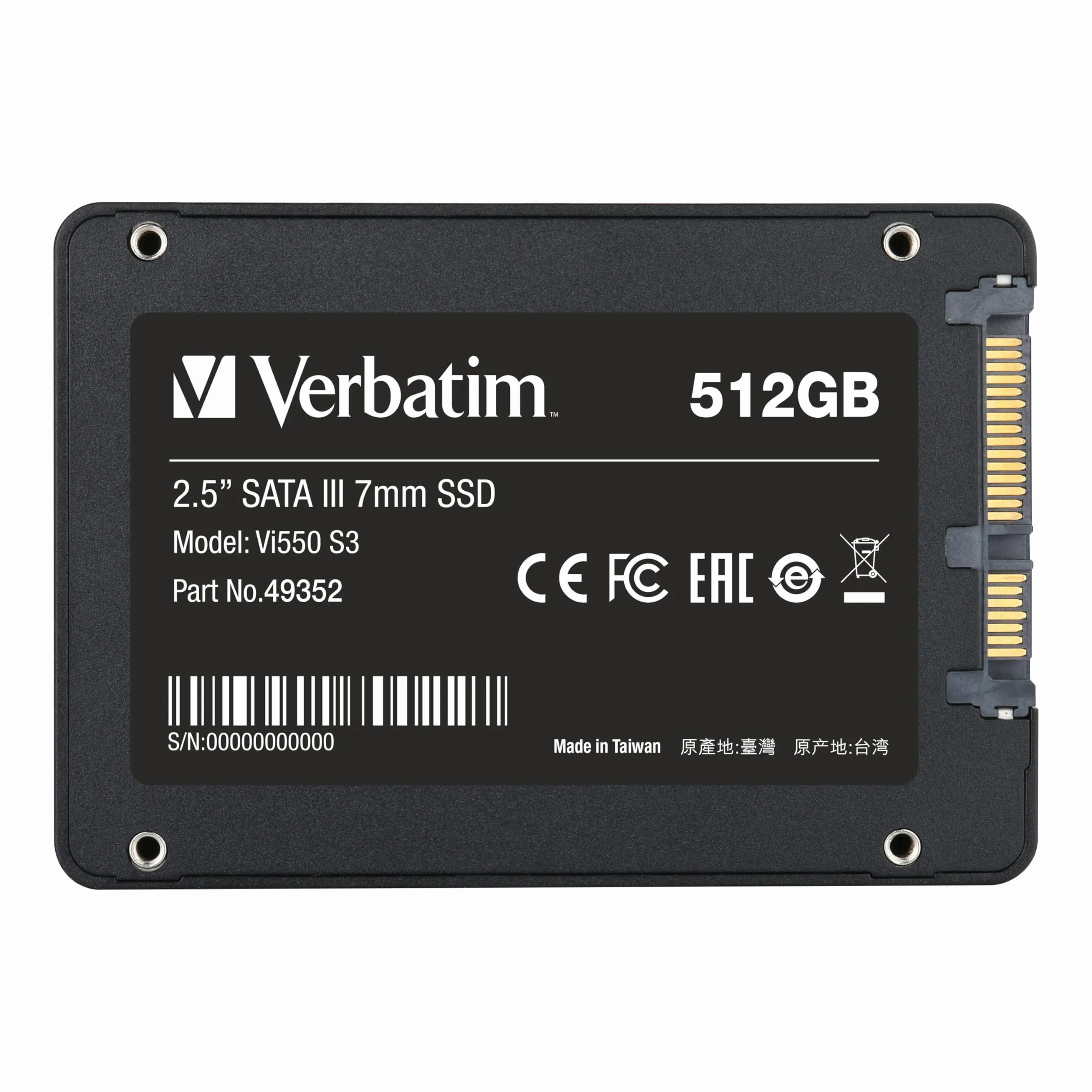 Verbatim Vi550 S3 2.5 SSD 512GB