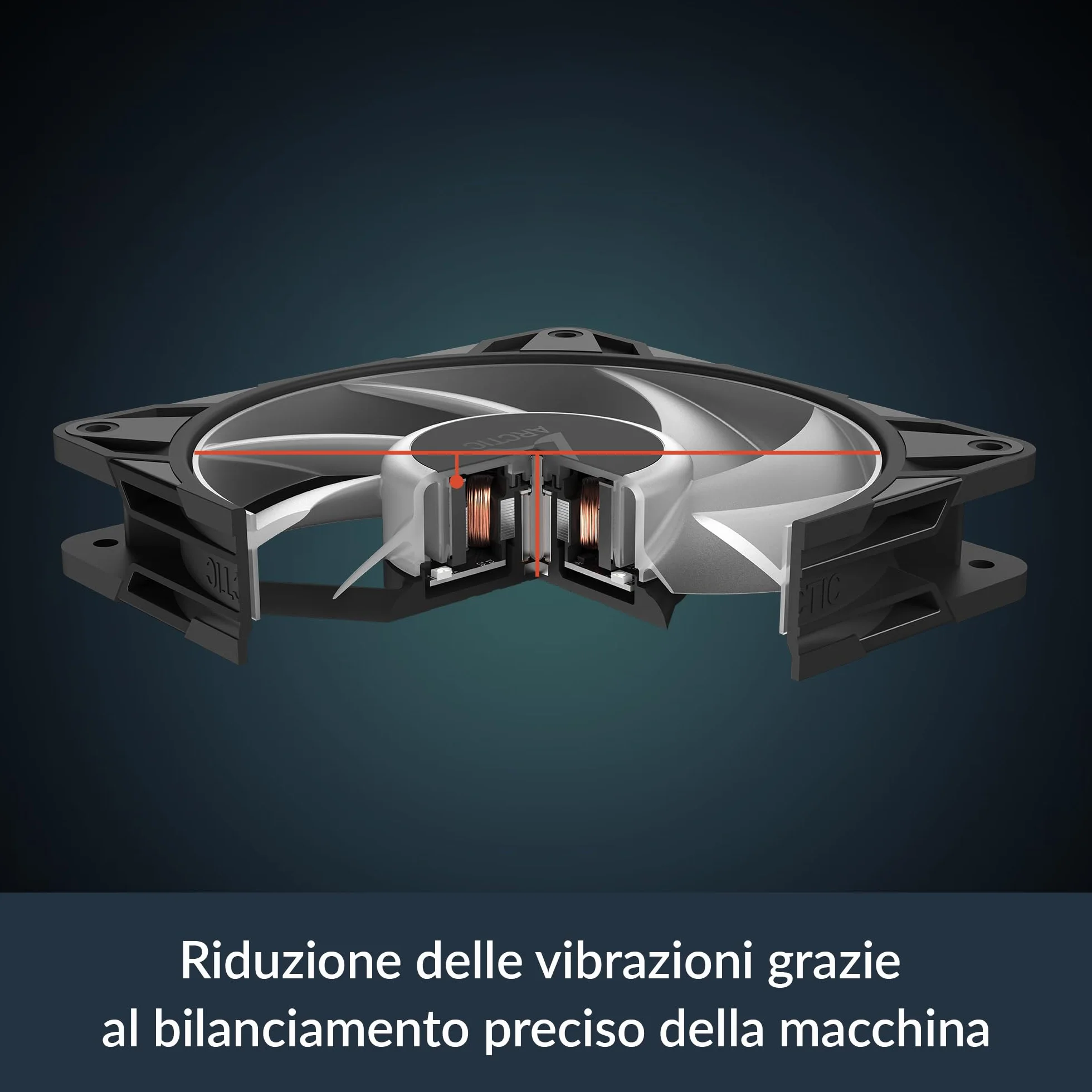 ARCTIC P12 Pro A-RGB 120mm PWM ventola 400-3000 rpm 5V Digital RGB cuscinetto fluidodinamico 4-Pin Nero 3 Pezzi