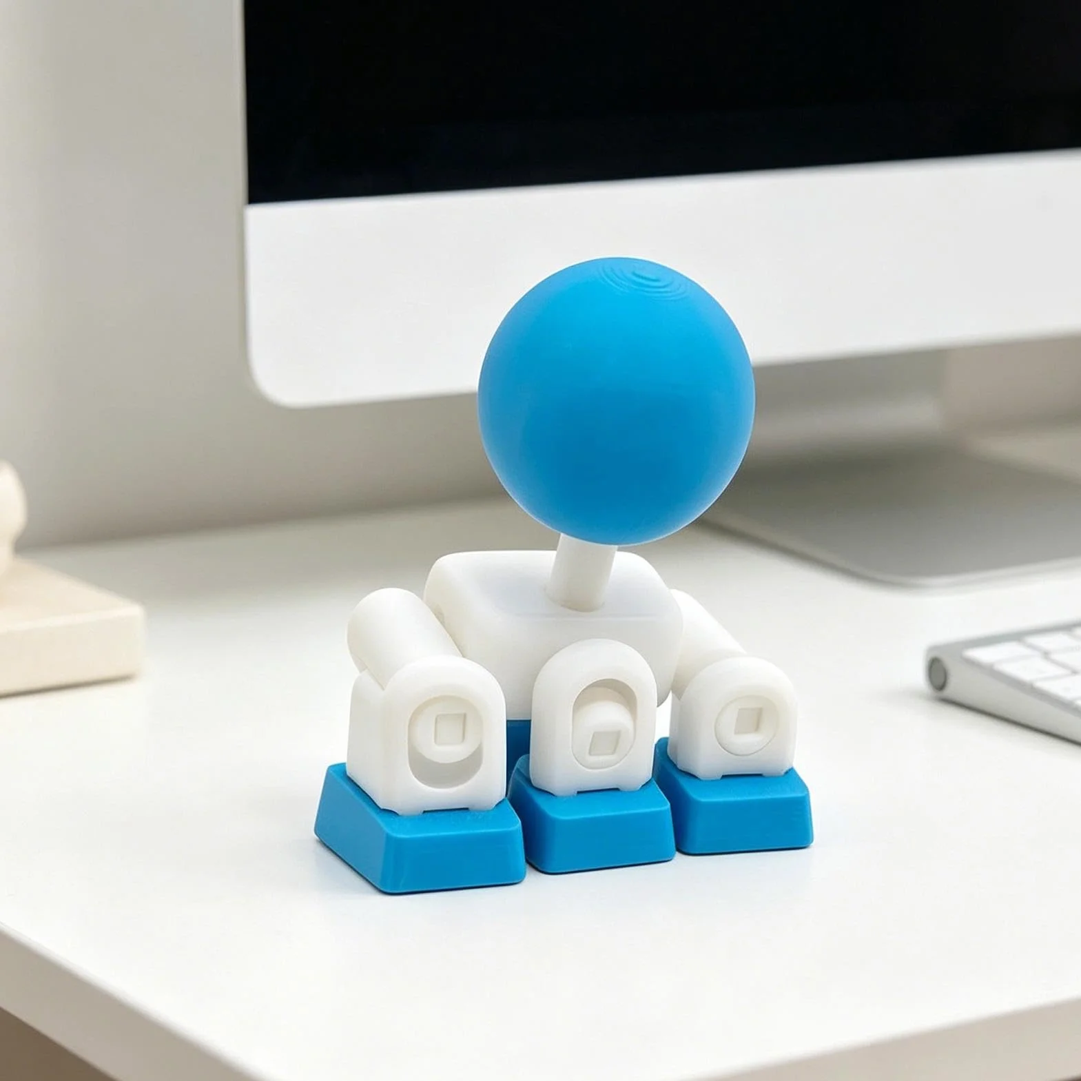 Tastiera Joystick Keycap - Rilascio rapido | Controller meccanico stampato in 3D con impugnatura antiscivolo, novità Mod per Arcade Esports Digitazione Video Editing Streaming Lavoro da casa in