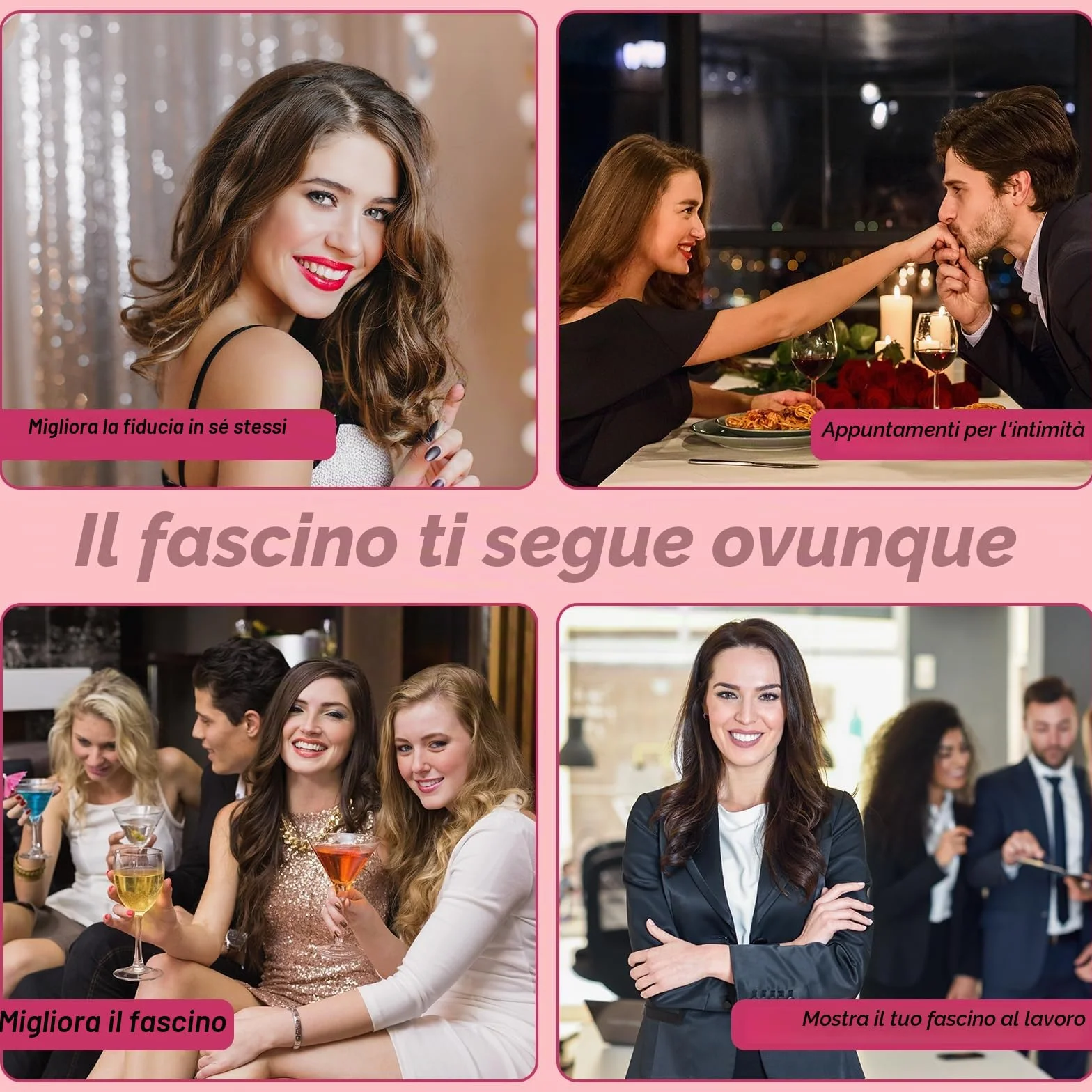 Profumo Feromoni per Donna 2 Pezzi 10ml Roll On Attirare Uomini
