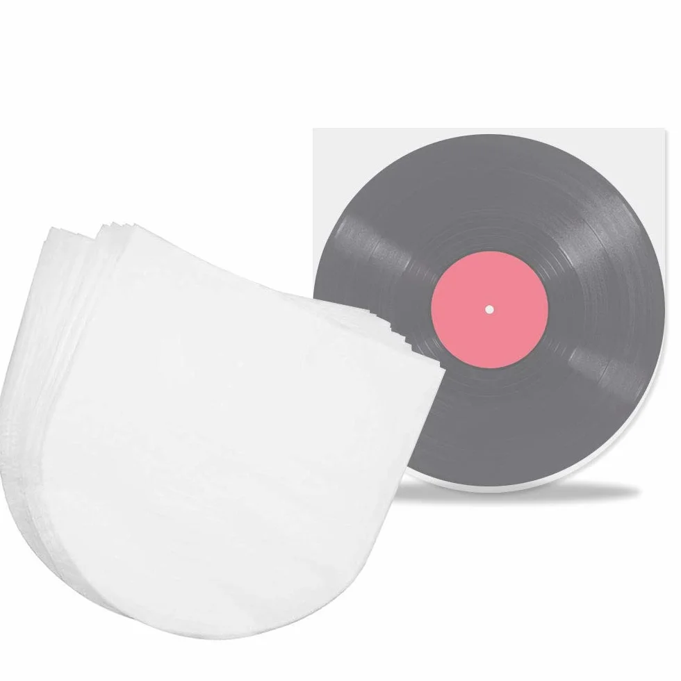 100 Pz Buste per Vinile, 12" Buste per Dischi in Vinile Buste Interne in Vinile Busta Busta Transparenti Vinili lp Busta Antistatiche per Dischi in Vinili Custodie per Dischi in Vinil