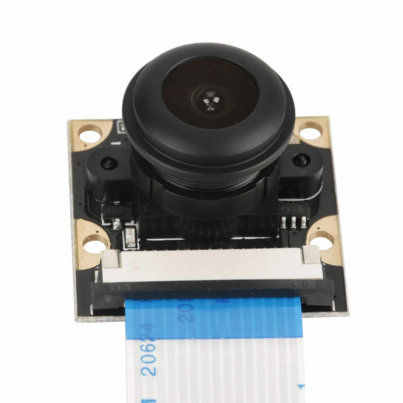 Tyenaza Modulo Fotocamera, Scheda Fotocamera, Modulo Fotocamera 5 Milioni di Pixel Visione Notturna 130 ° Angolo di Visione Della Fotocamera Modulo Board per Raspberry pi B 3/2