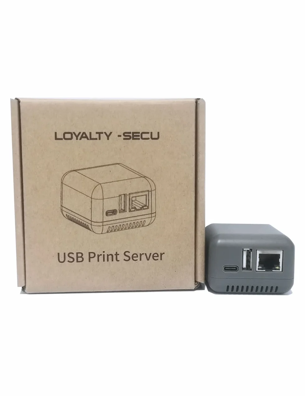 Network USB 2.0 Mini Print Server per stampanti Stampa No WiFi