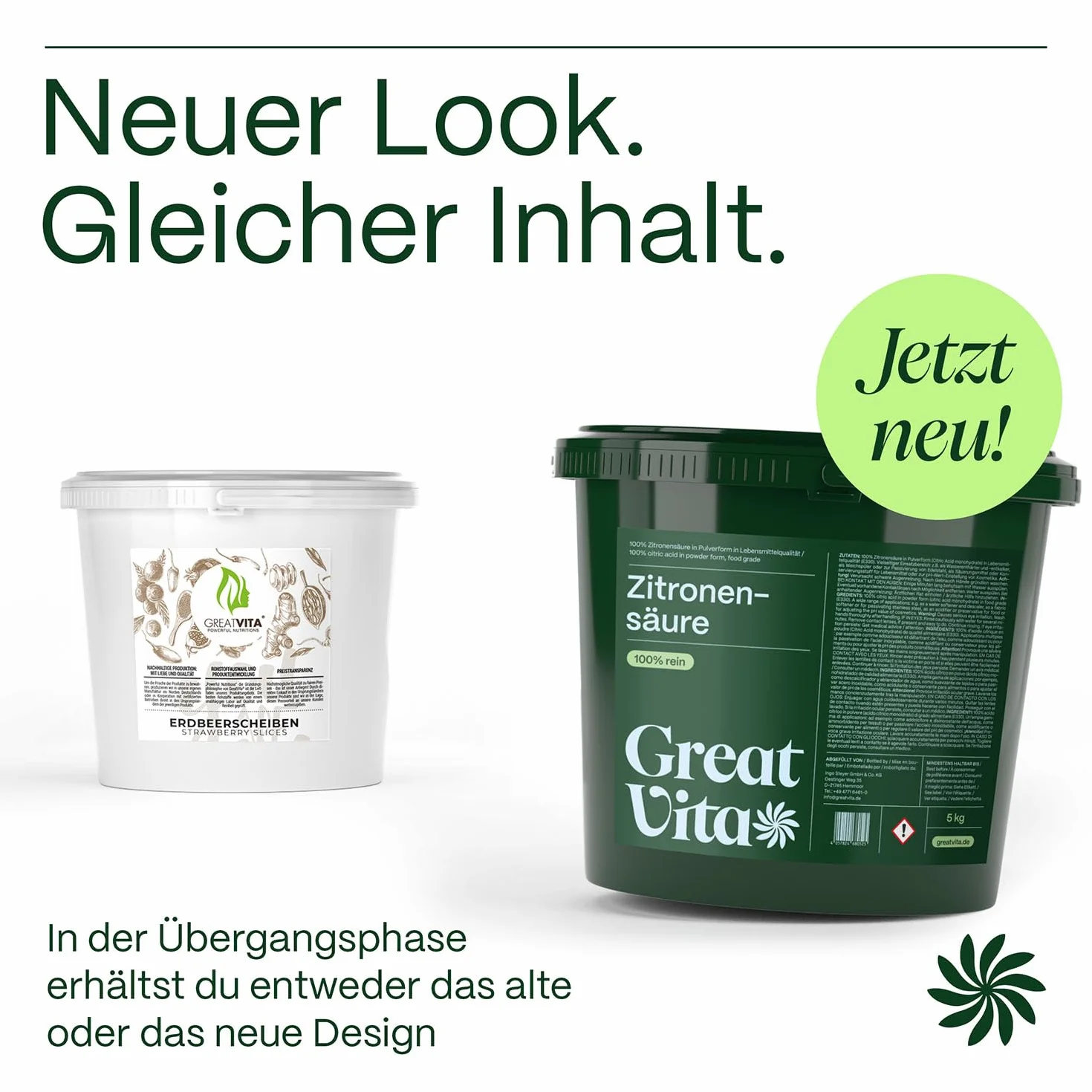GreatVita Acido Citrico Polvere 5 kg E330 Decalcificazione Pulizia Cottura