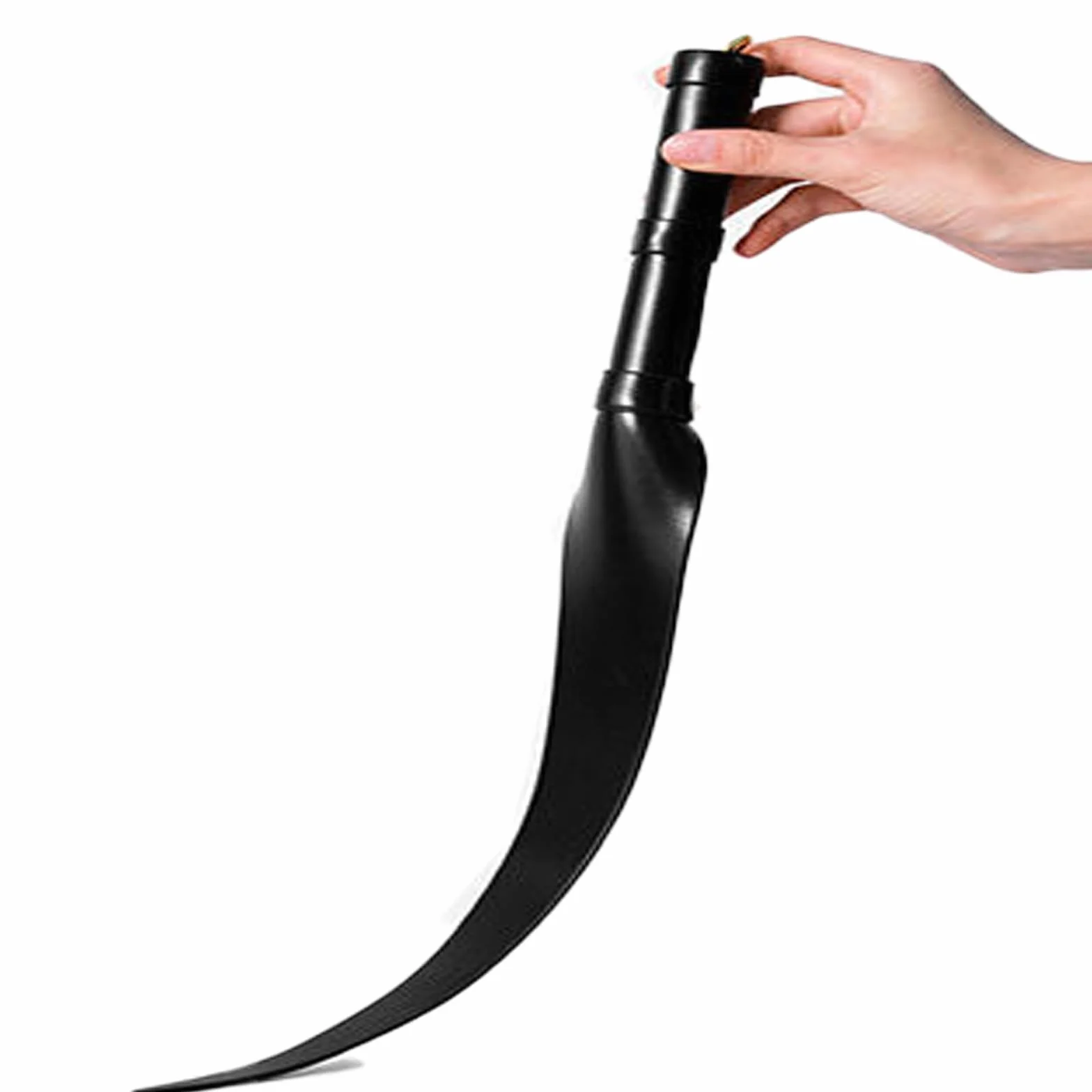 Frusta in pelle paddle erotico flogger bondage SM spanking per donne e uomini (Nero)
