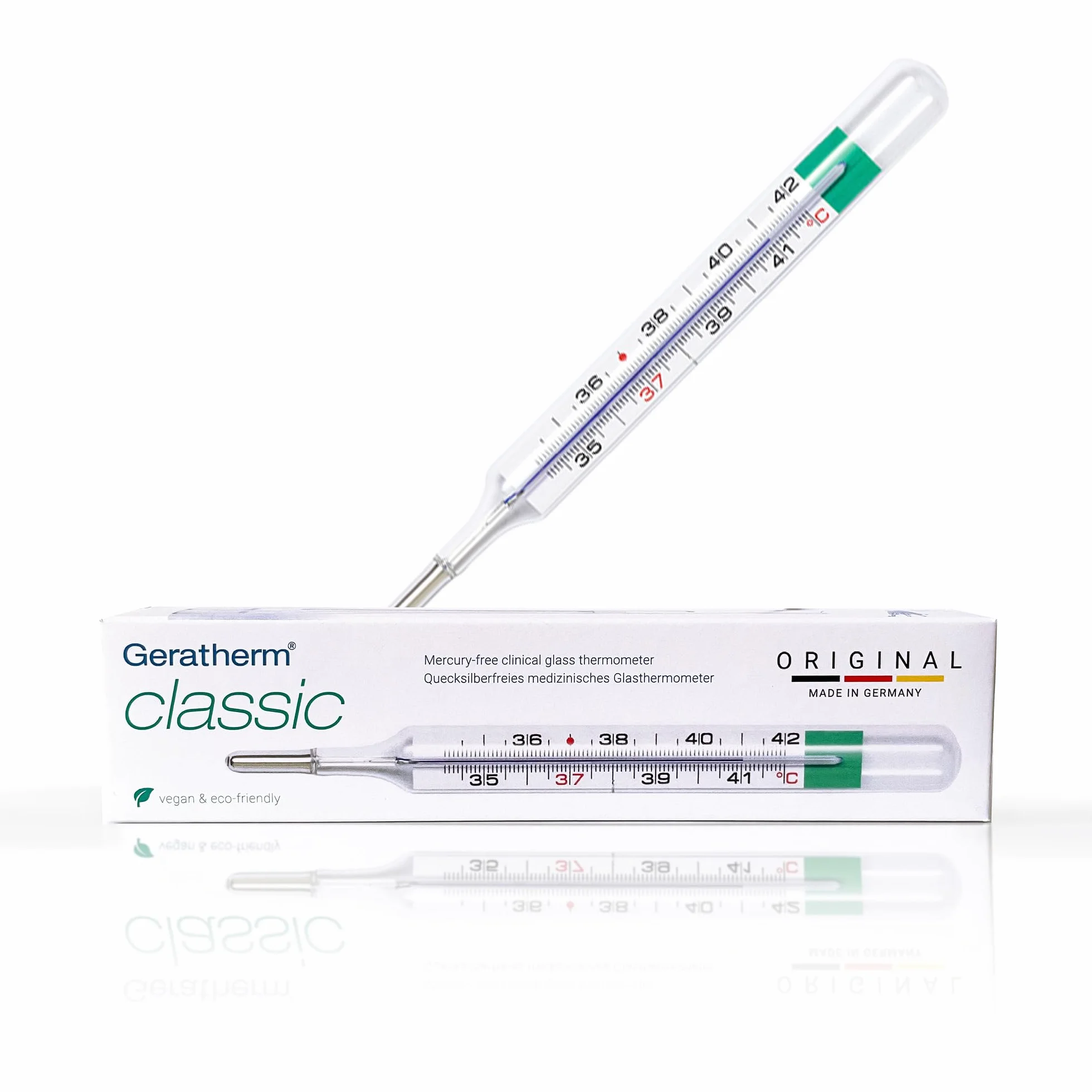 Geratherm Classico termometro analogico senza mercurio, precisione garantita a vita