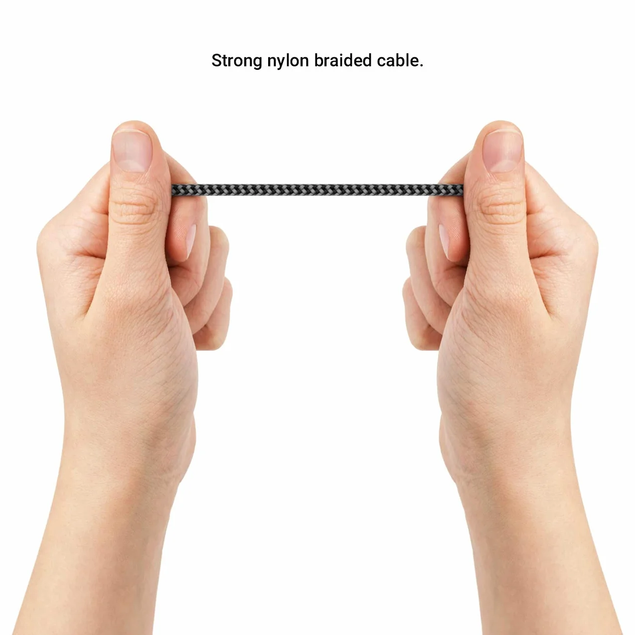 deleyCON 3,0m Cavo Micro USB in Nylon Cavo di Ricarica e Dati con Connettori in Metallo per Ricarica e Sincronizzazione Telefono Smartphone Tablet