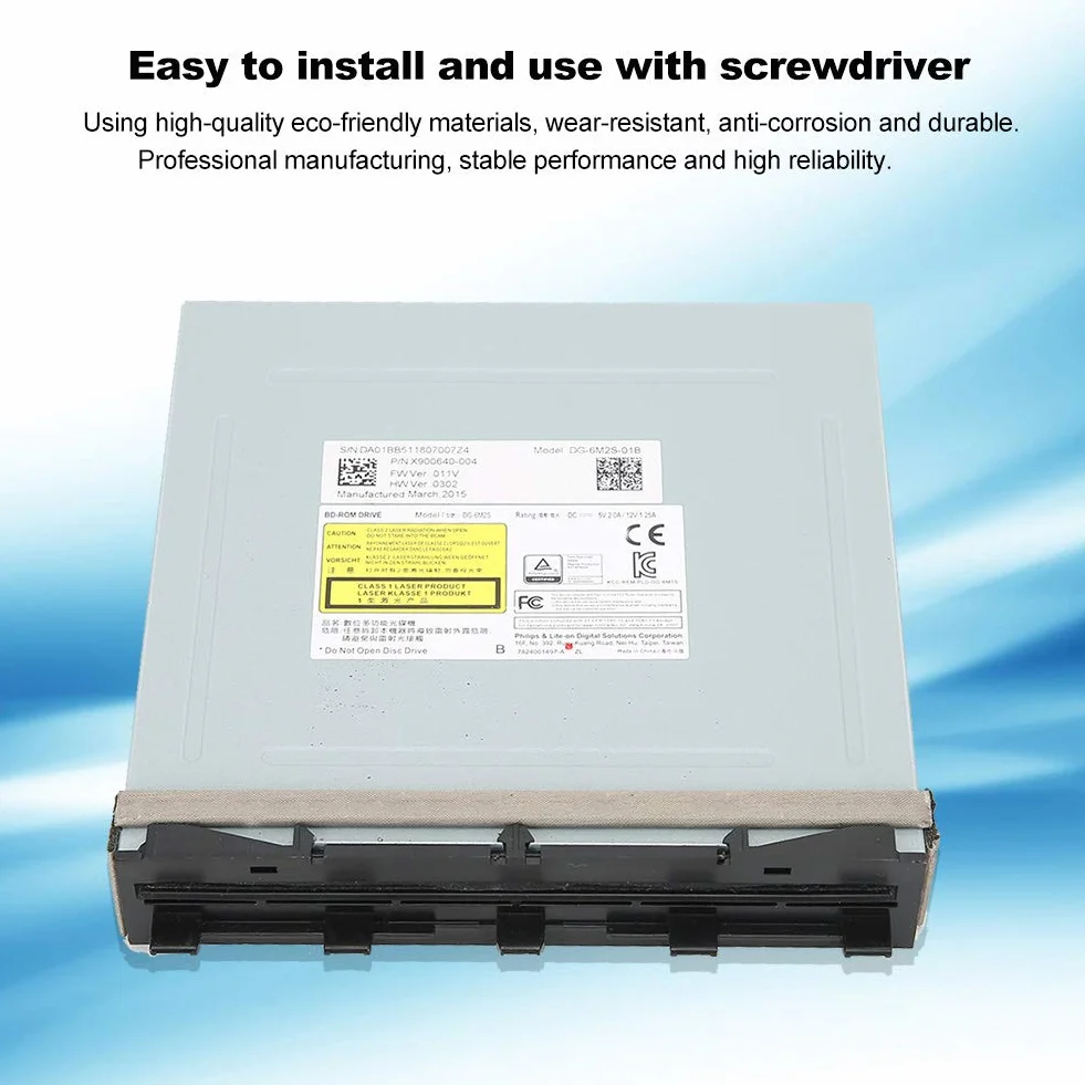 Topiky Driver del Disco Blu Ray, Sostituzione della Periferica di Gioco del Driver del Disco con Cacciavite, per Console per One DG 6M2S 01B,(DG-6M2S-01B)