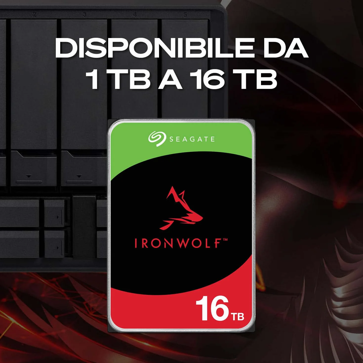 Seagate IronWolf 4TB 3.5" SATA 6 Gb/s 7200 RPM Dysk Wewnętrzny NAS RAID ST4000VNZ06