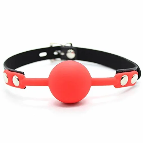 BONDAGERIE® Gàgbàll silicone medico con lucchetto e coppia di chiavi