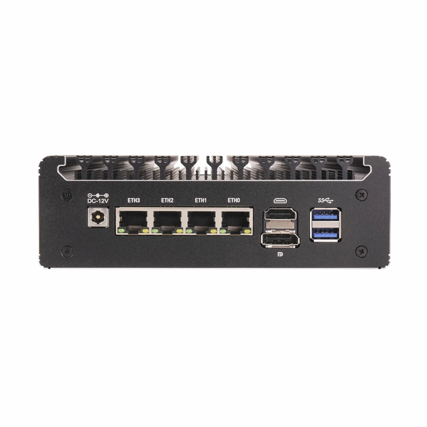 Micro Firewall Appliance, Mini PC, PFSense, OPNsense, VPN, Router PC, I3 8145U, RS52, AES-NI, Type-C, HDMI, DP, SIM Slot, 4 x 2.5GbE LAN, 4G RAM, 128G SSD