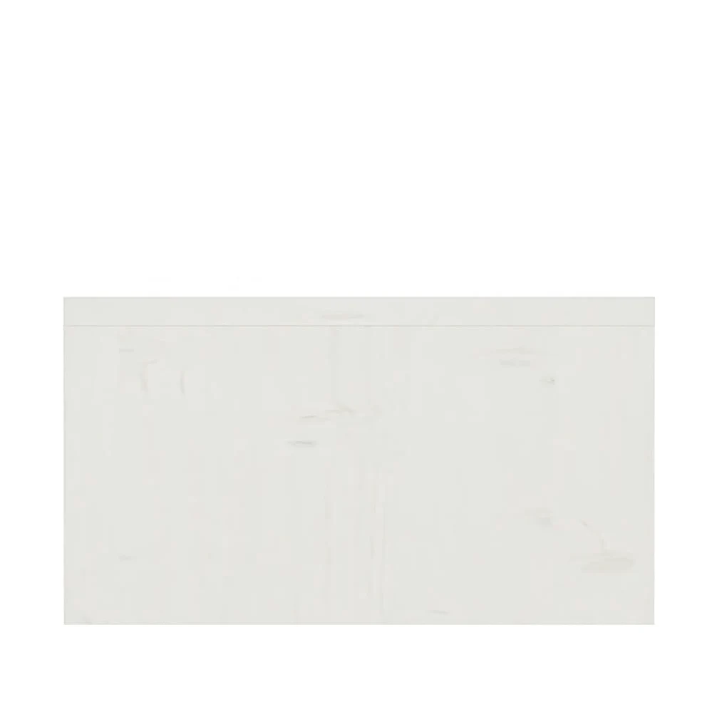 Supporto per monitor bianco, 50 x 27 x 15 cm, in legno di pino massiccio, rialzo per monitor per ufficio e scrivania, supporto ergonomico per monitor