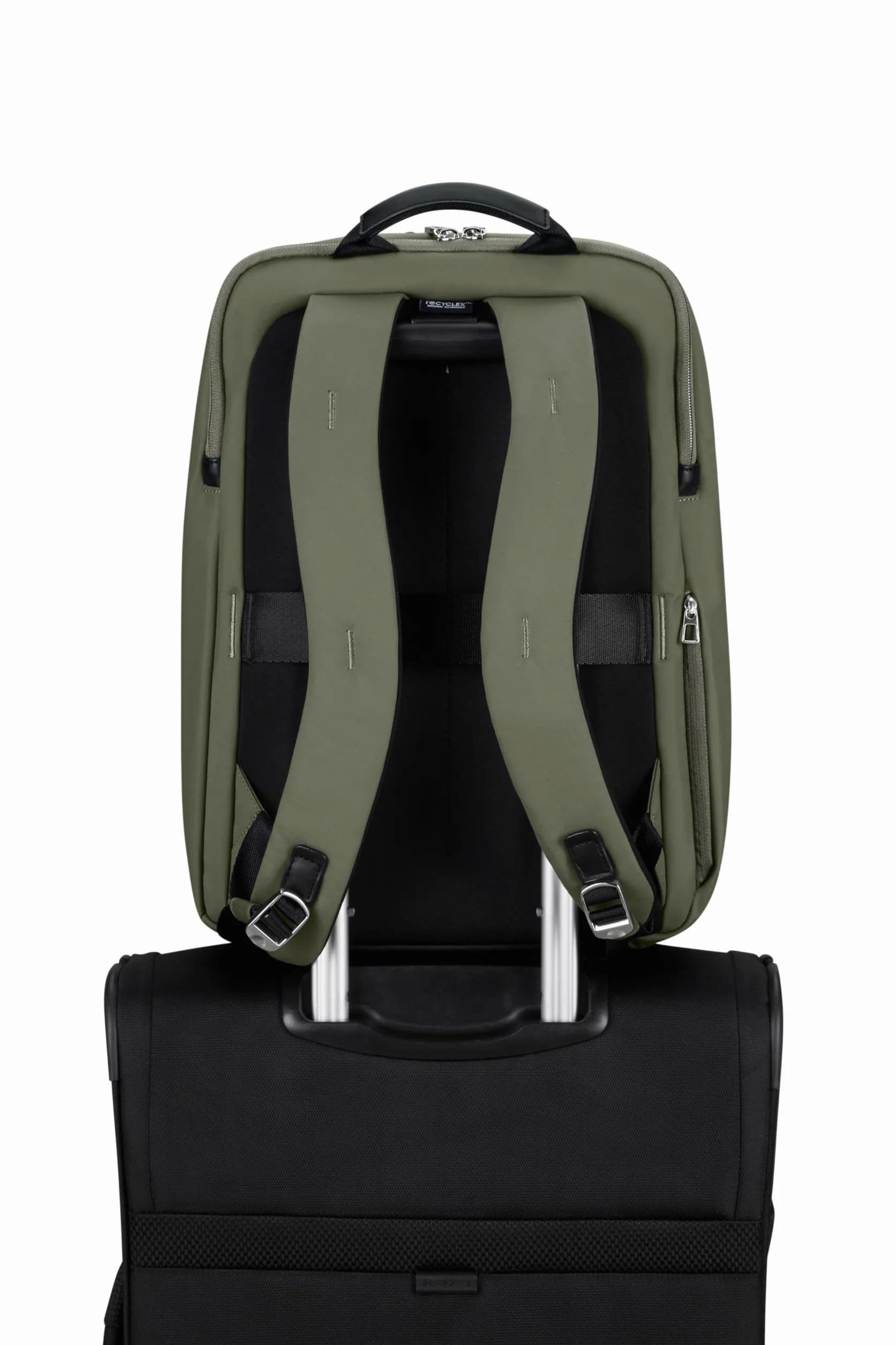 Samsonite Laptop Backpack 15,6", Zaino per laptop, Green (Olive Green)