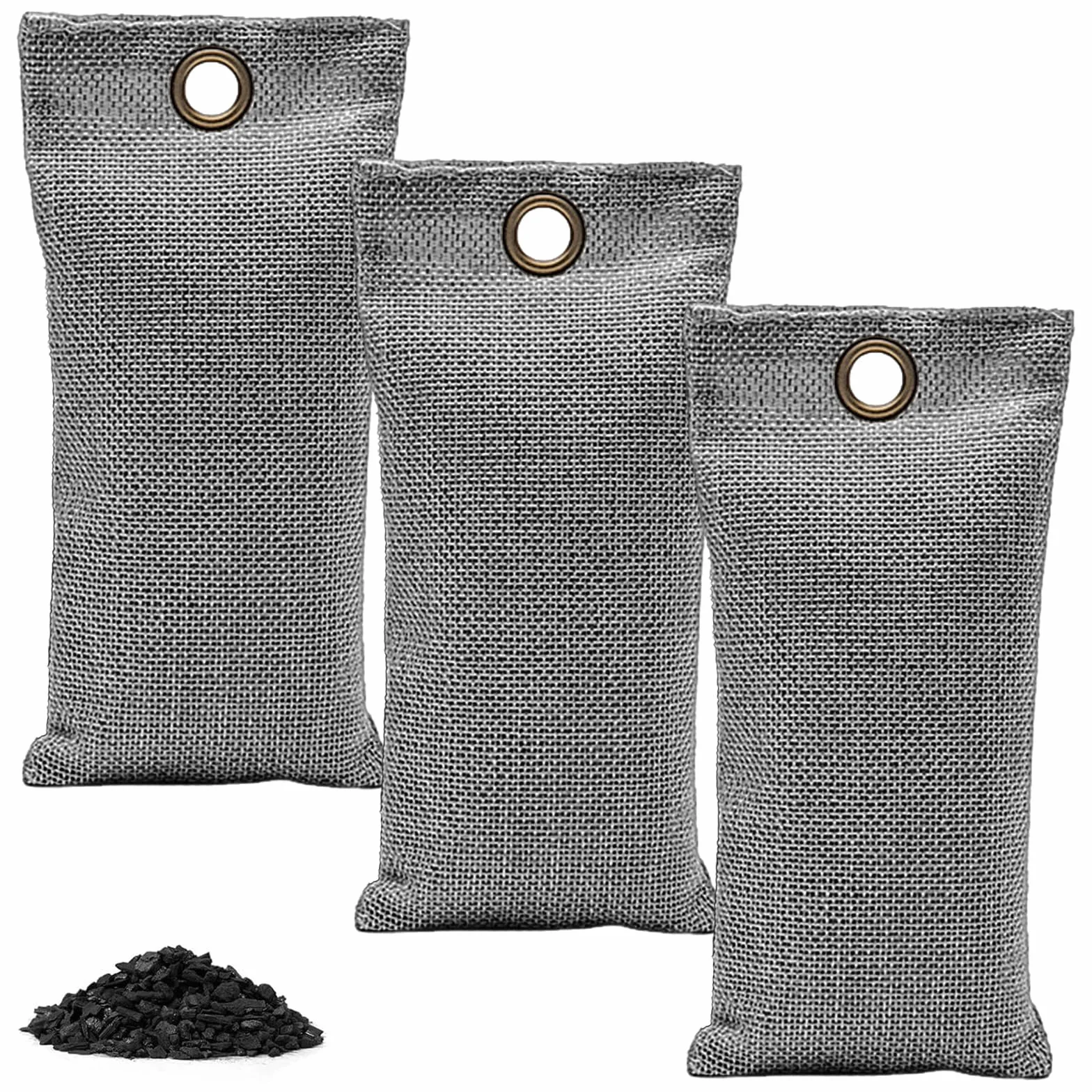 Sacchetti Scarpe Antiodore Carbone Attivo Naturale, Deodorante Piedi Sudati, 3 Pezzi Riutilizzabile