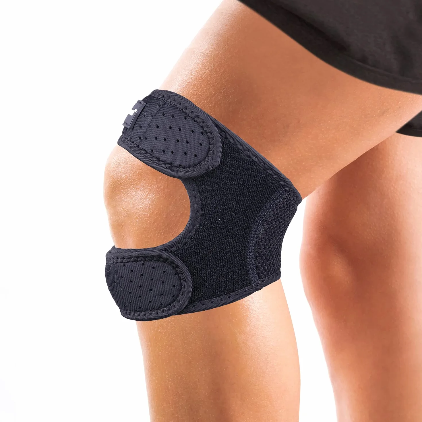 Thx4COPPER Ginocchiera a compressione per menisco traspirante leggera per corsa supporto ginocchio