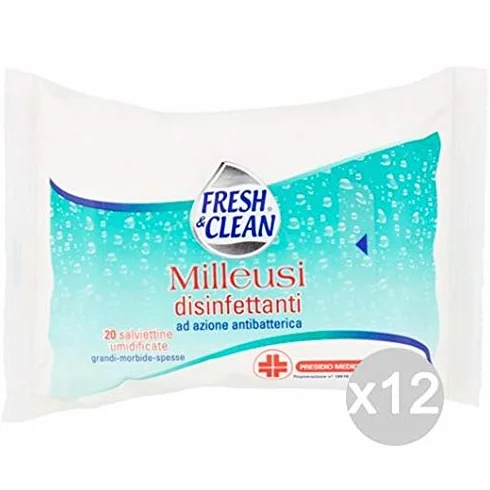Salviette Multi Usi Disinfettante Fresh & Clean X20 Igiene Cura Bambino