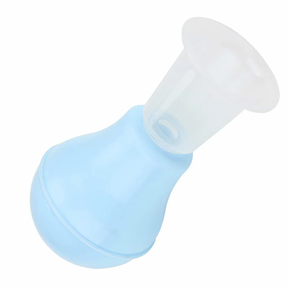 Correttore Capezzoli in Silicone Morbido per Allattamento, Aspirazione Ingrandimento, Capezzoli Piatti Invertiti (Blu)