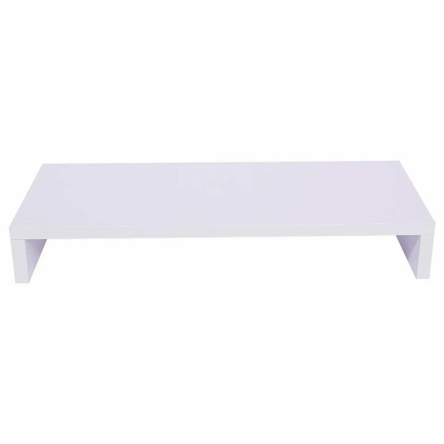 Supporto per Monitor da Tavolo Supporto for Monitor in Legno Supporto for Display for Organizer da Tavolo for Monitor for Computer PC per Monitor(White)