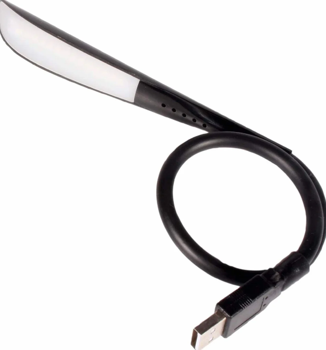 LED Luce USB Dimmerabile, Lampada USB per PC Portatile, Lampada LED USB per Tastiera Computer, Collo D'Oca Flessibile, luminosità a 3 Livelli