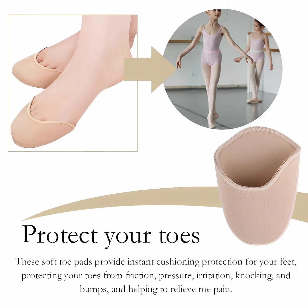JEYORZY 2 Paia Ballet Toe Pads Salvapunte Protezione Dita Piedi Scarpe da Punta Ammortizzatore