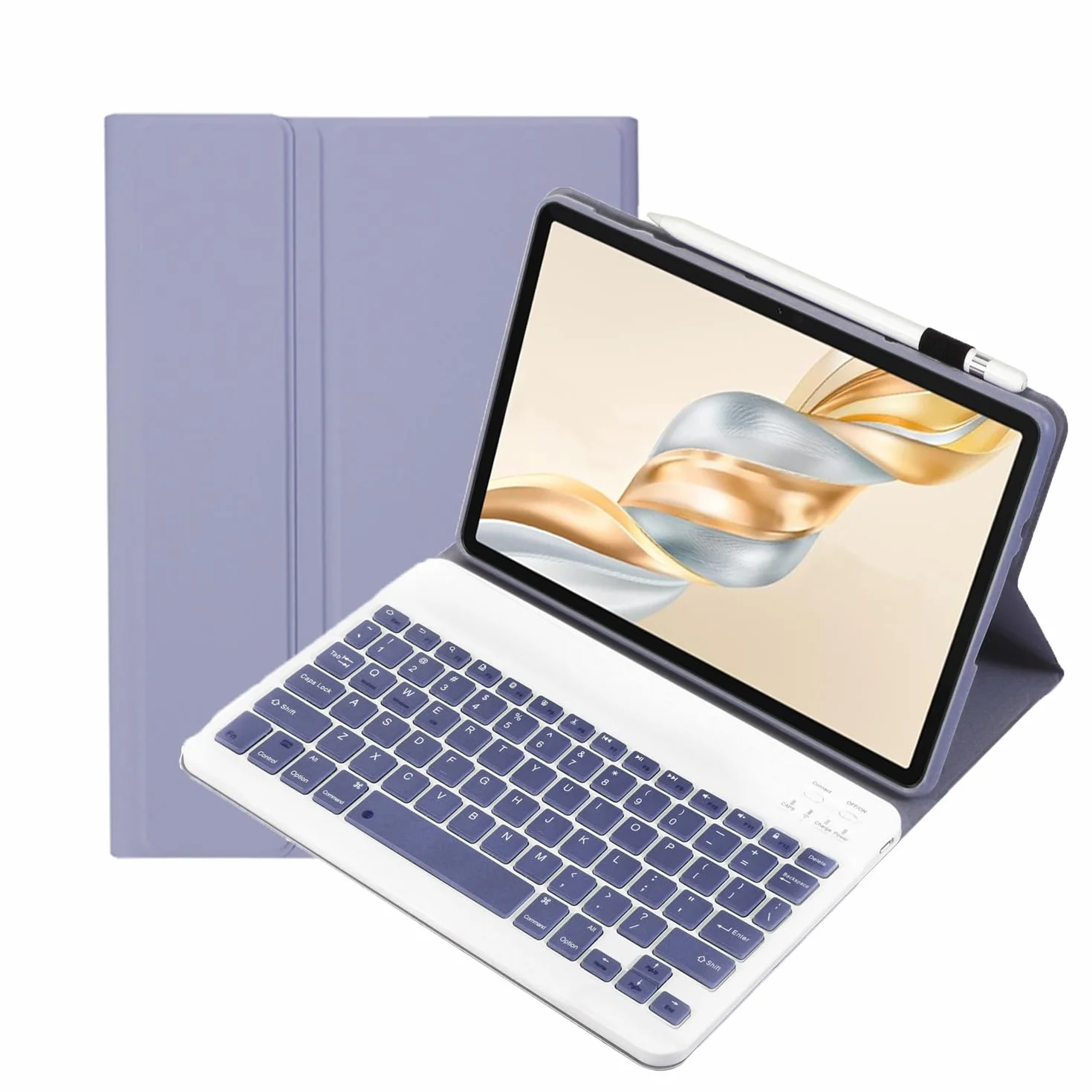 Custodia per tastiera per Honor Pad X9a 11,5" con tastiera QWERTY magnetica rimovibile, Viola
