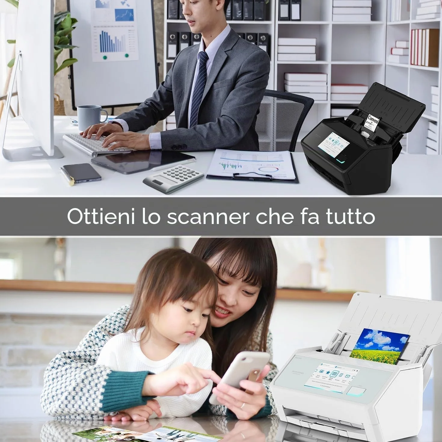 Ricoh ScanSnap iX2500 Dokumentenscanner 45 S./min 600 Dpi WLAN Bluetooth USB-C