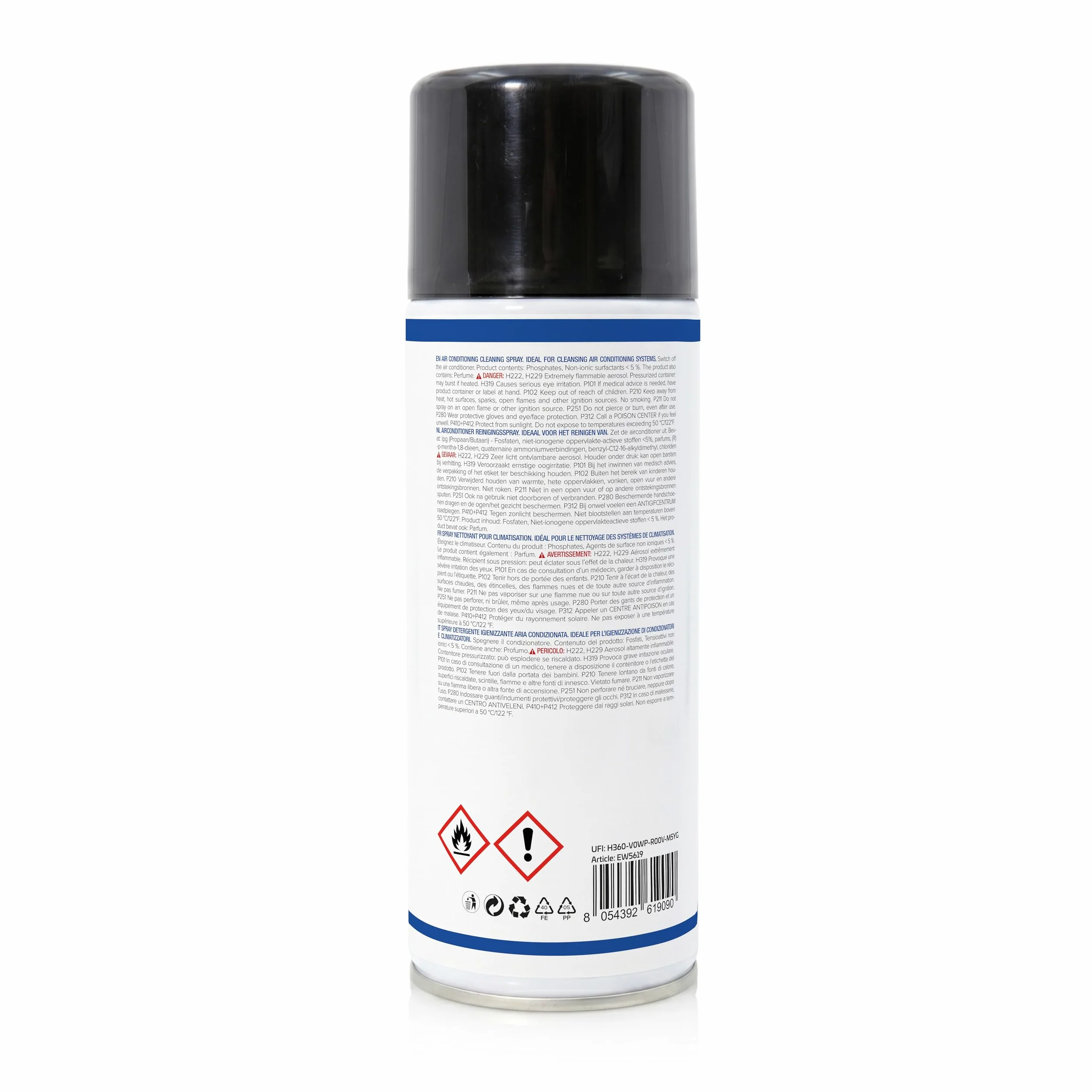 Ewent EW5619 Spray Igienizzante detergente aria condizionata 400ml