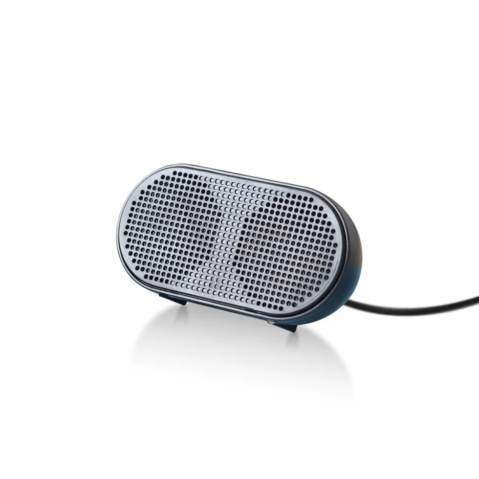 UKHONK Mini Altoparlante USB Portatile Stereo per Notebook PC (Nero)