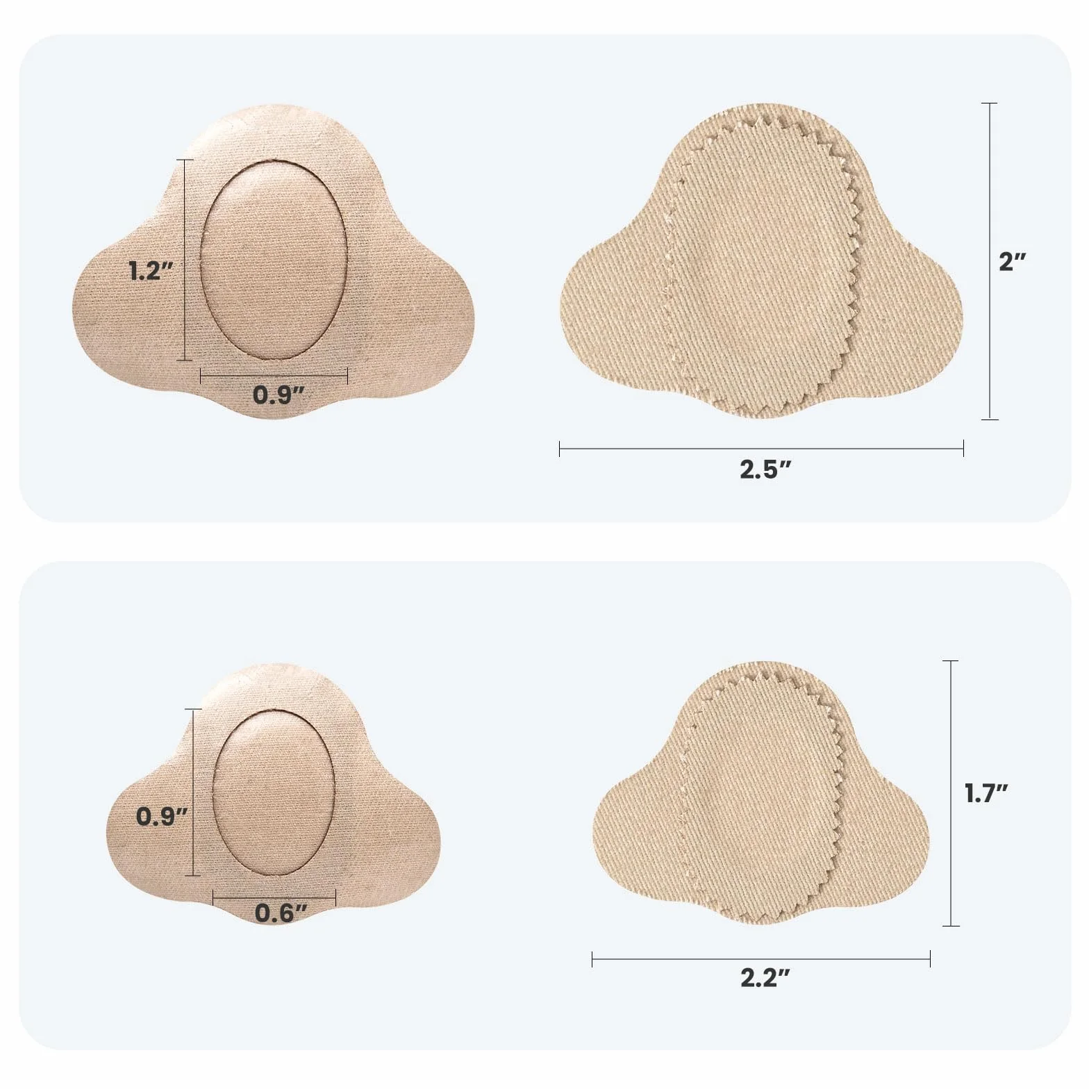 Cuscinetti per alluce valgo 24 pezzi in moleskin impermeabili per comfort e protezione