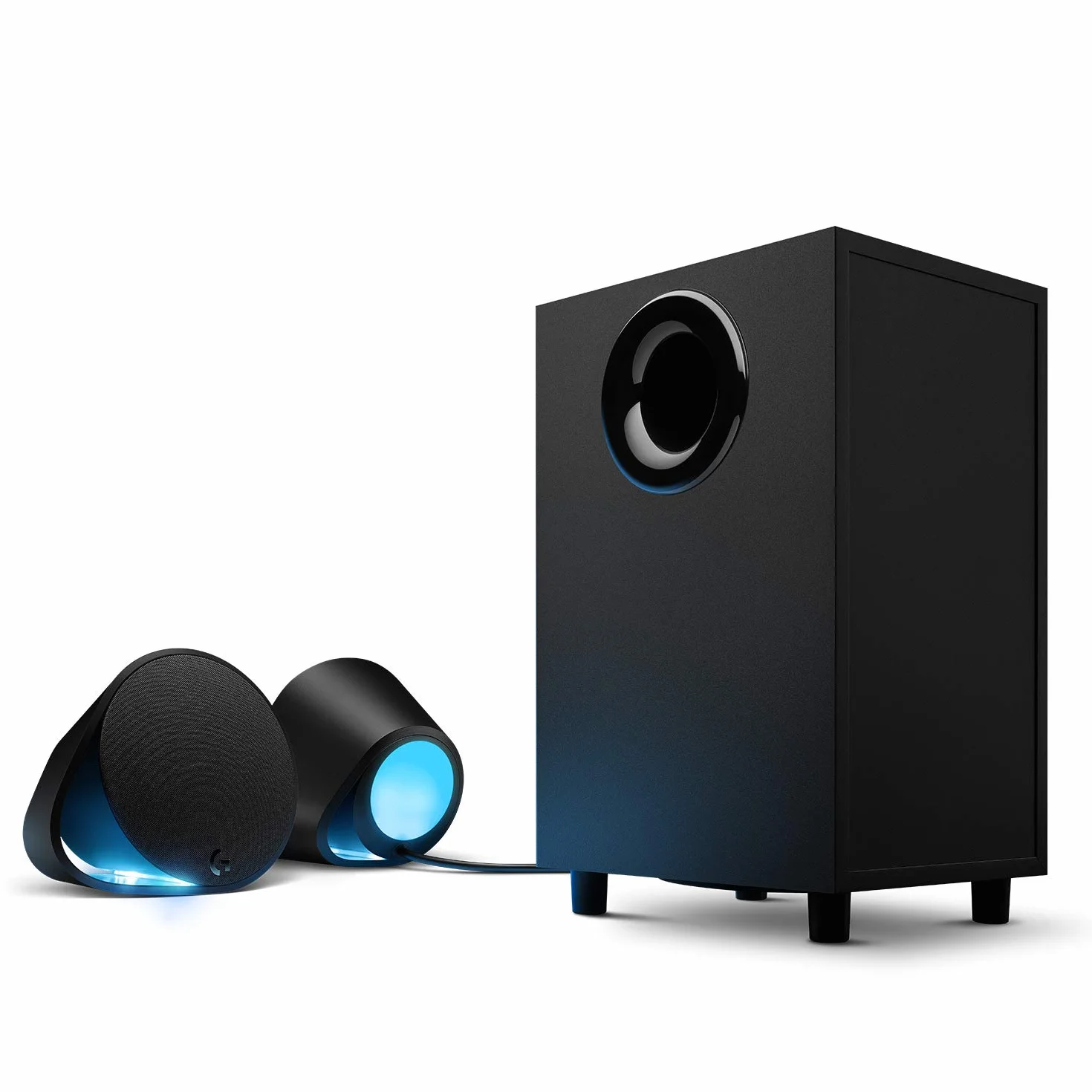 Logitech G560 PC Gaming Speakers, DTS:X 7.1 Ultra Surround, LIGHTSYNC RGB, Nero