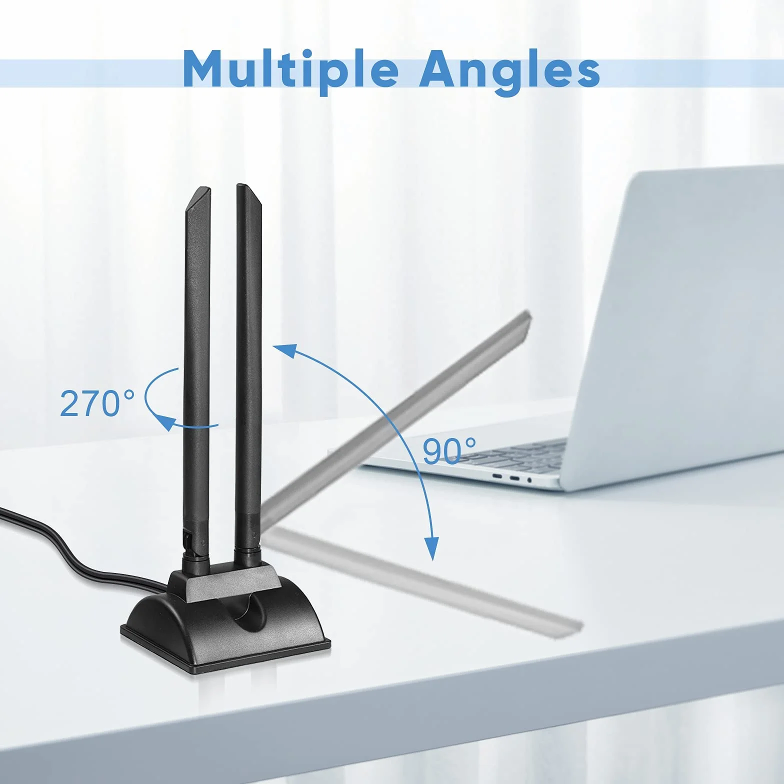 Bingfu Antenna 4G LTE SMA TS9 6dBi Base Magnetica MIMO per 4G LTE CPE Broadband Wireless Router Cellulare Gateway Modem