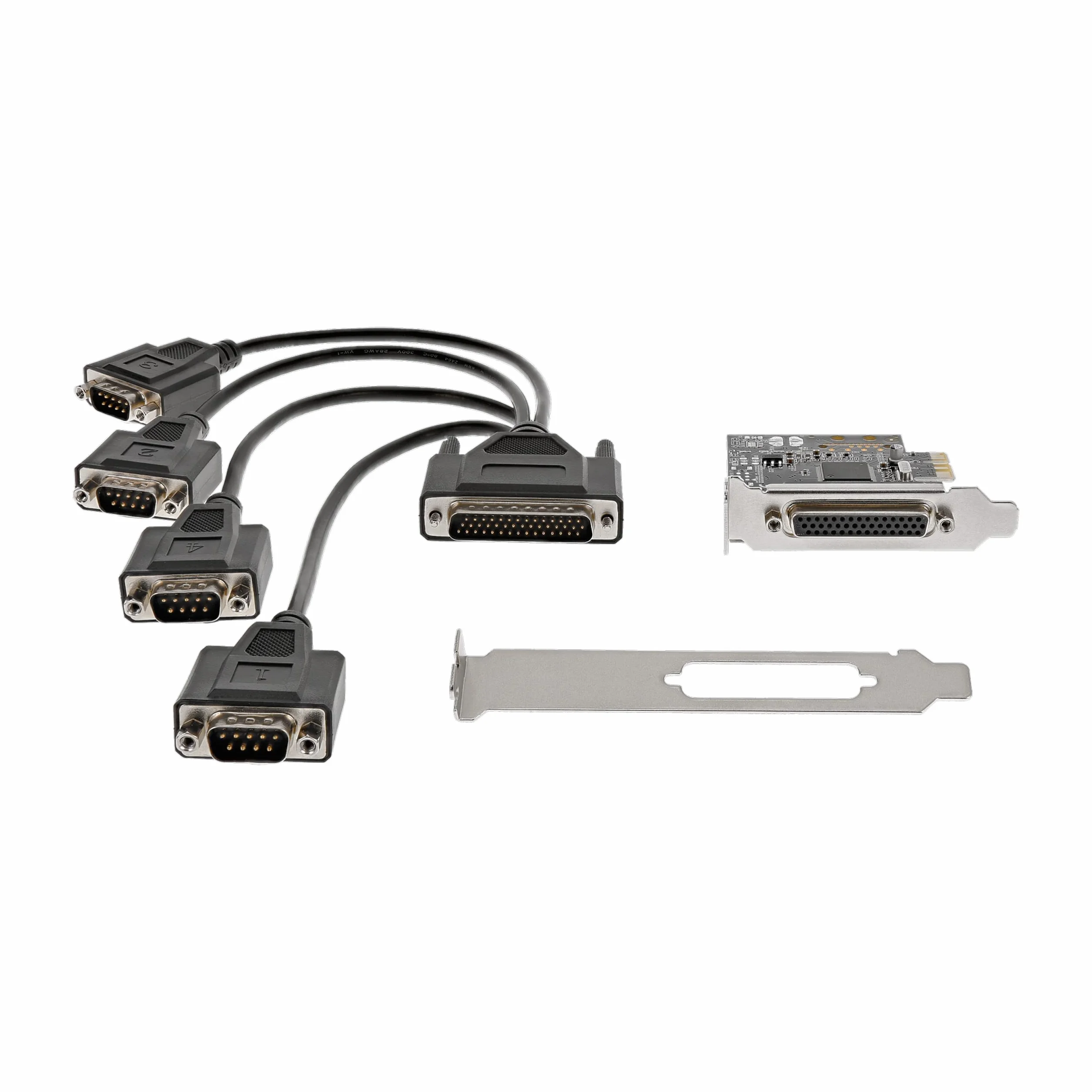 Startech.com Scheda PCI Express Seriale a 4 Porte Rs-232 con Cavo di Ripartizione