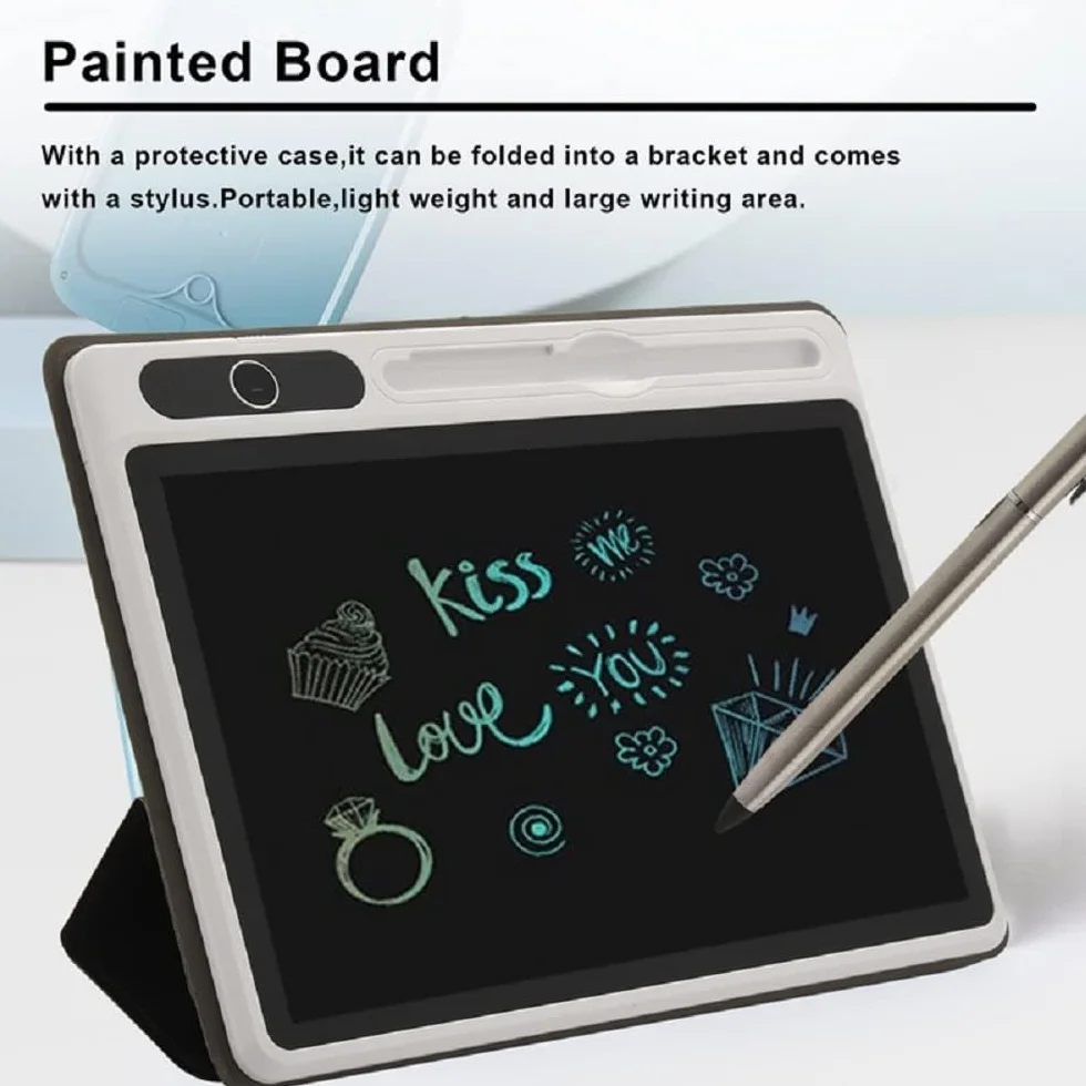 EMEBAY Tablet con Disegno LCD 10,1 Pollici Blocco Note Elettronico da Scrittura Intelligente