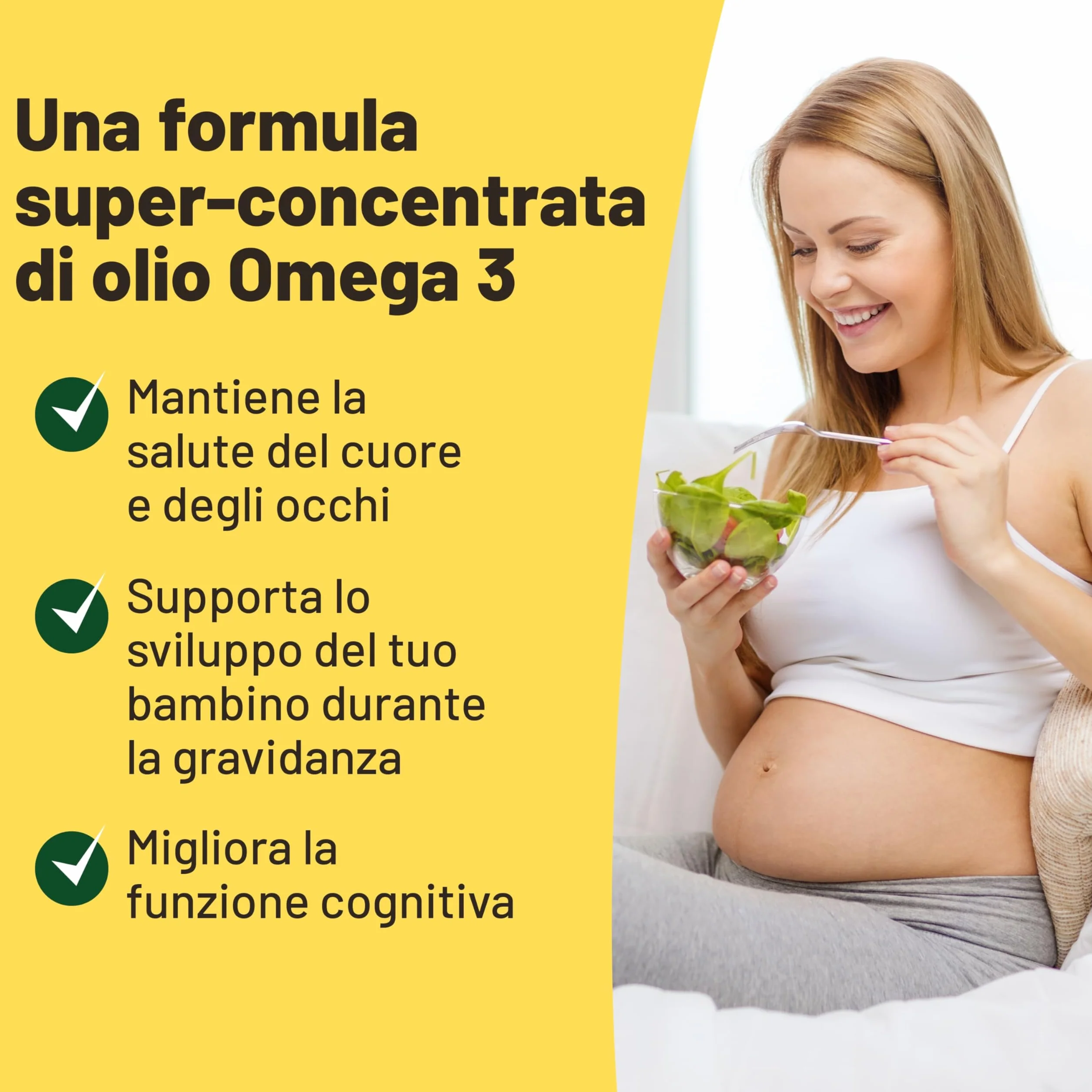 Omega 3 Vegan Olio di Alghe 400mg DHA 60 Capsule Integratore