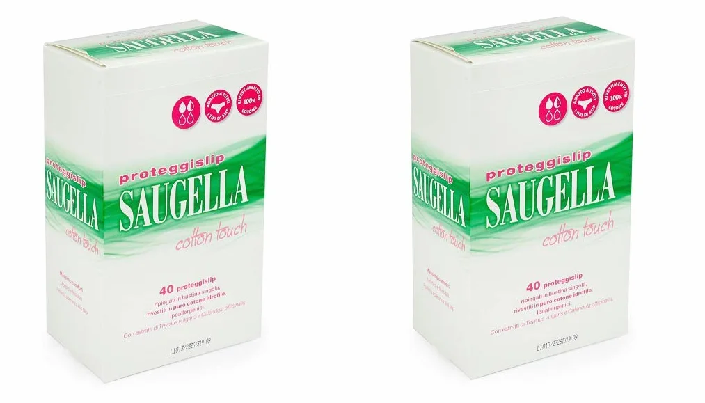 Saugella Proteggislip Cotton Touch 40 Pezzi Puro Cotone Idrofilo